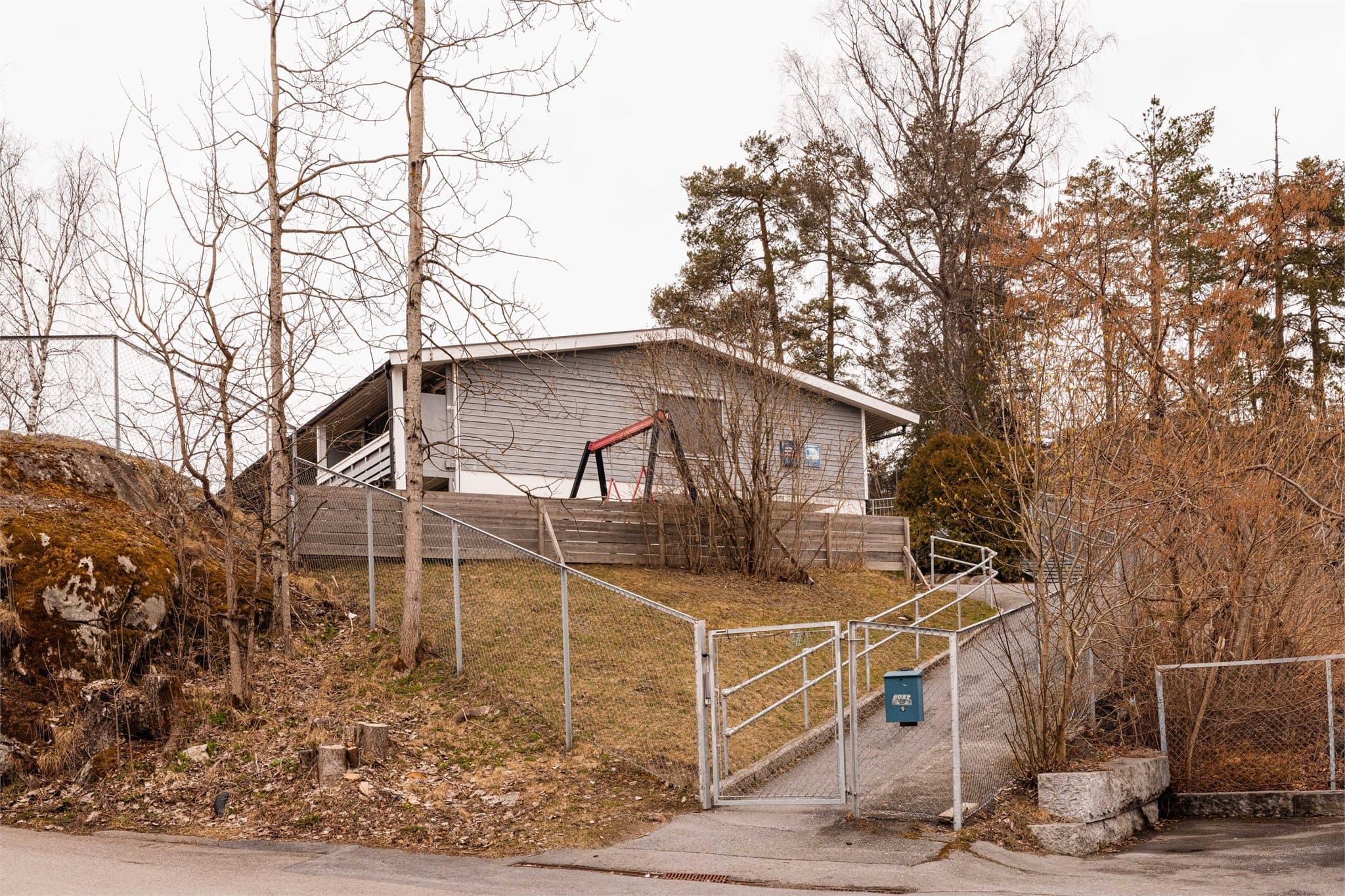 Vestlisvingen barnehage er en av flere barnehager i kort gangavstand fra boligen.