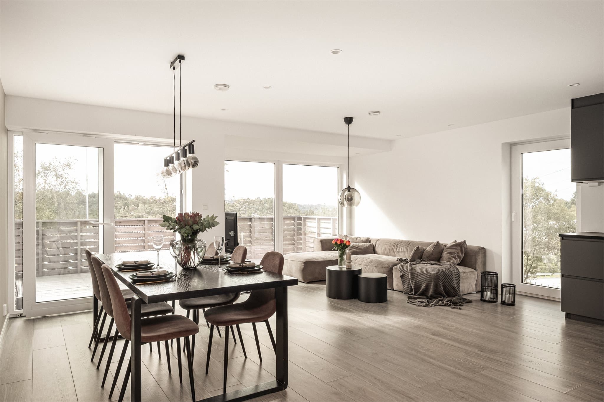 - Åpen løsning som gir en sosial og behagelig atmosfære -