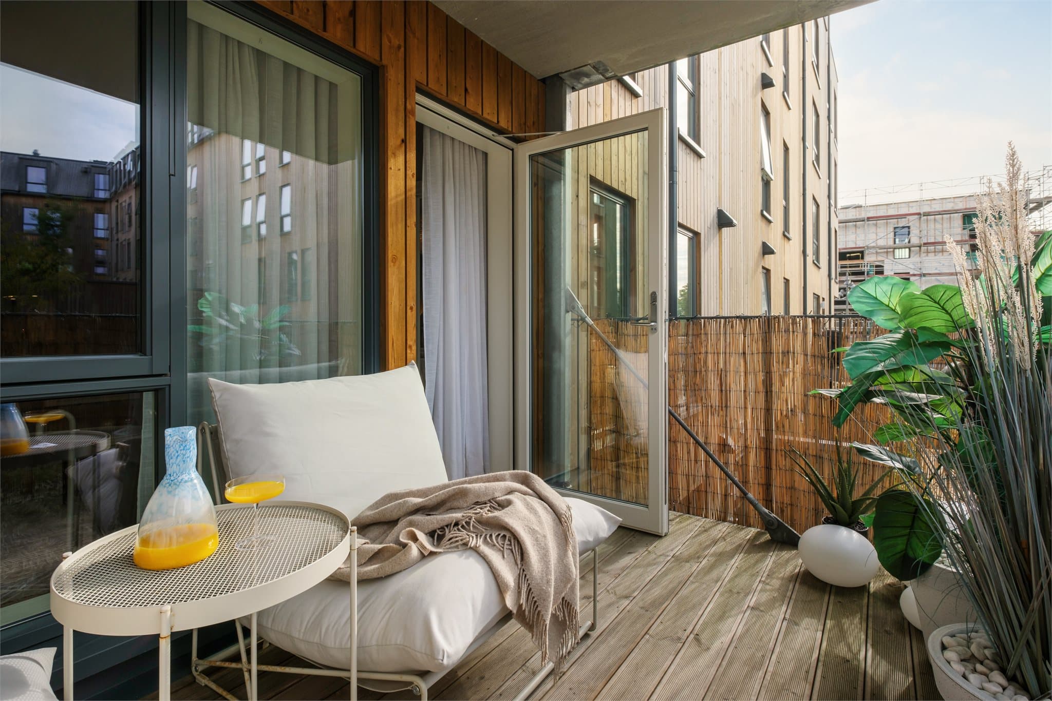 - Overbygd balkong 8m²