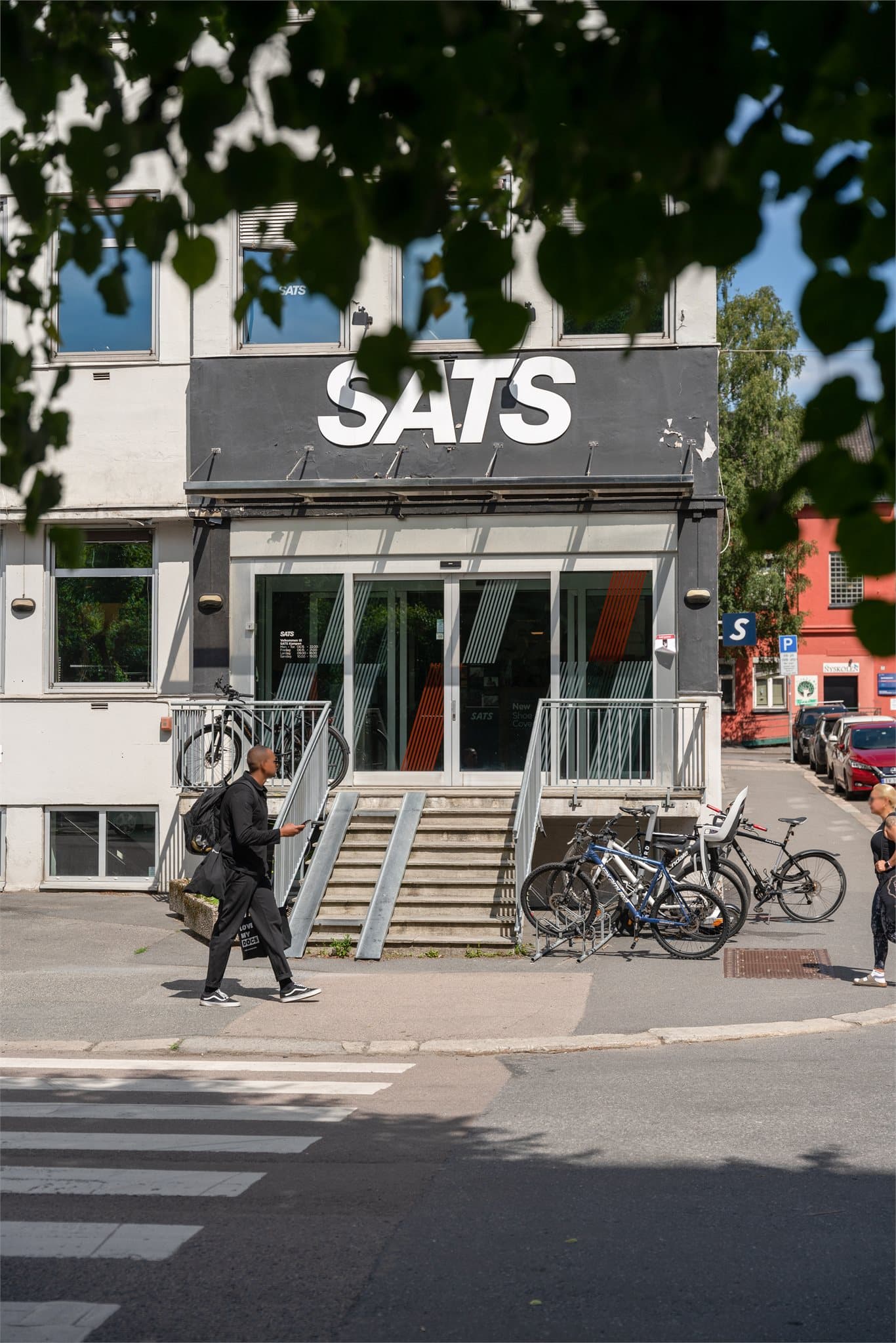 For den treningsglade ligger SATS kun en kort spasertur opp i gaten.