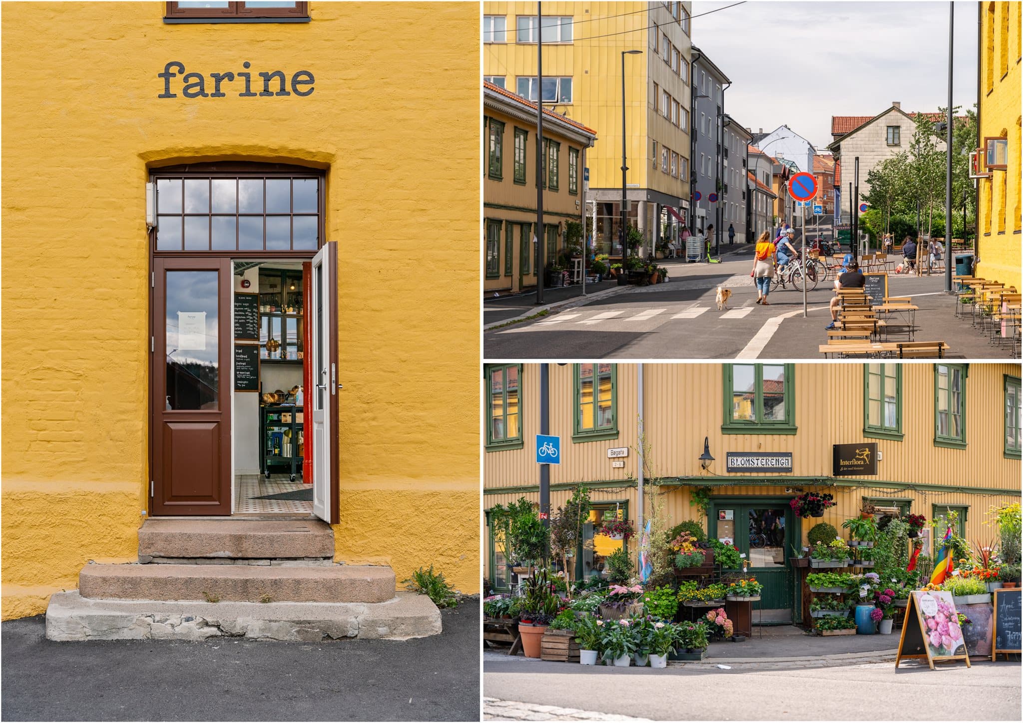 Det er kort vei til sjarmerende Kampen med nisjebutikker, kafeer og bakerier som Farine.