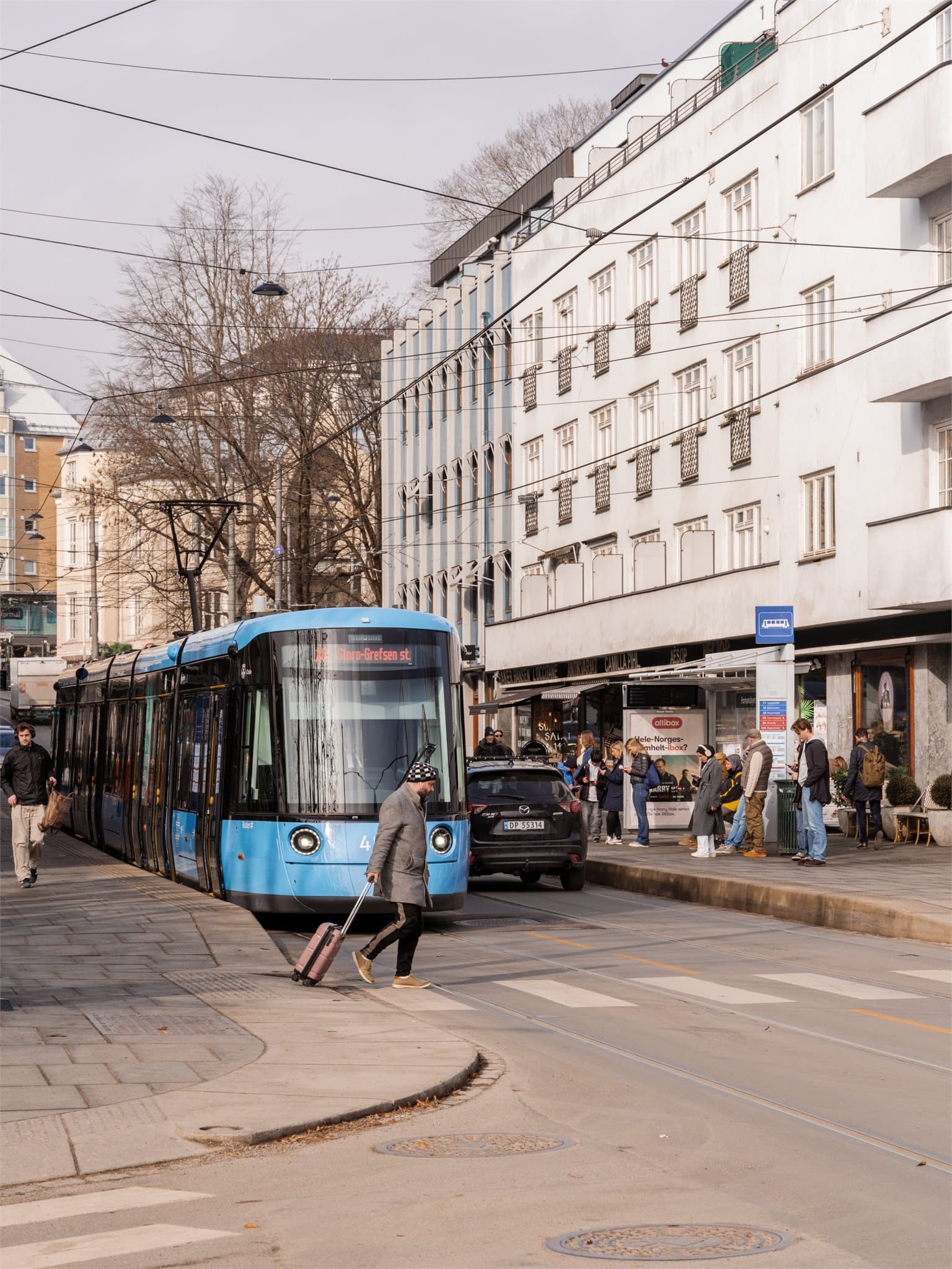 Offentlig kommunikasjon i umiddelbar nærhet.