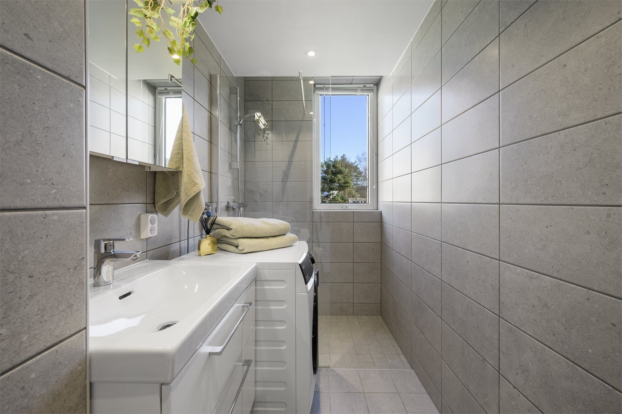 - Badet ble rehabilitert i 2024 i regi av borettslaget -