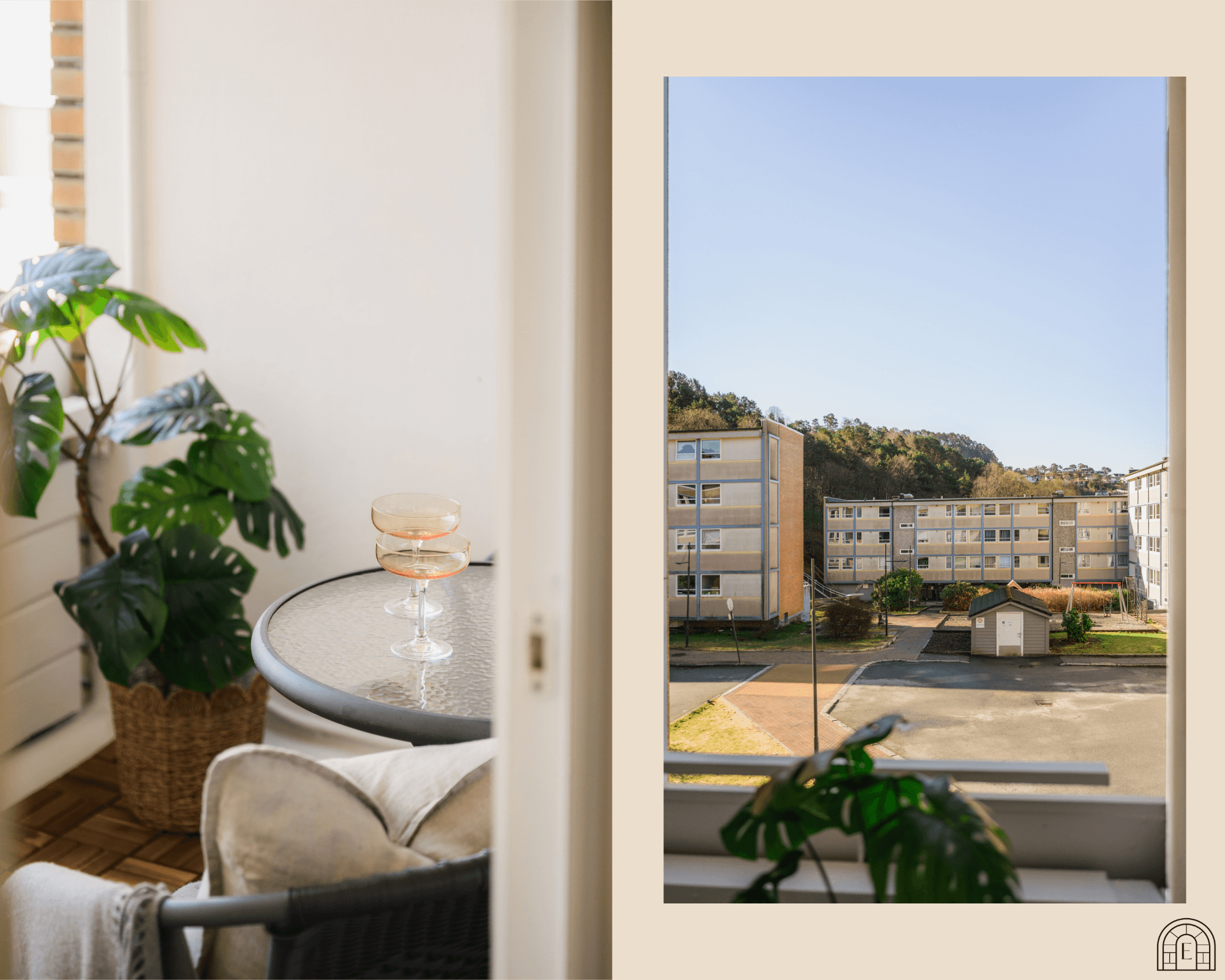 - Fra stuen er det direkte adkomst til en 5m² balkong -