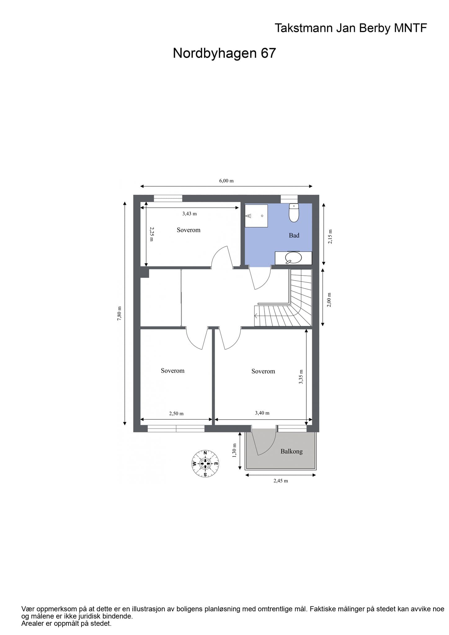 Plantegning 2. etasje.