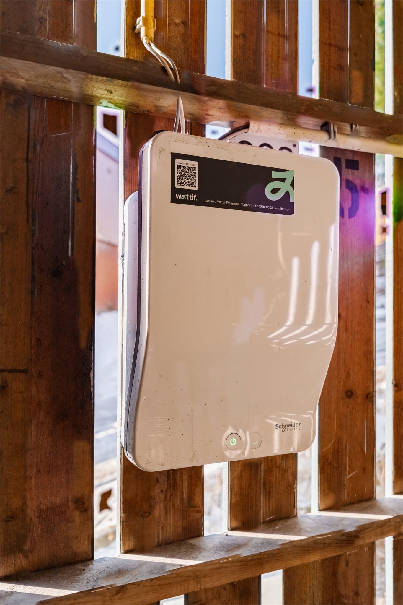 Tilrettelagt med elbillader.