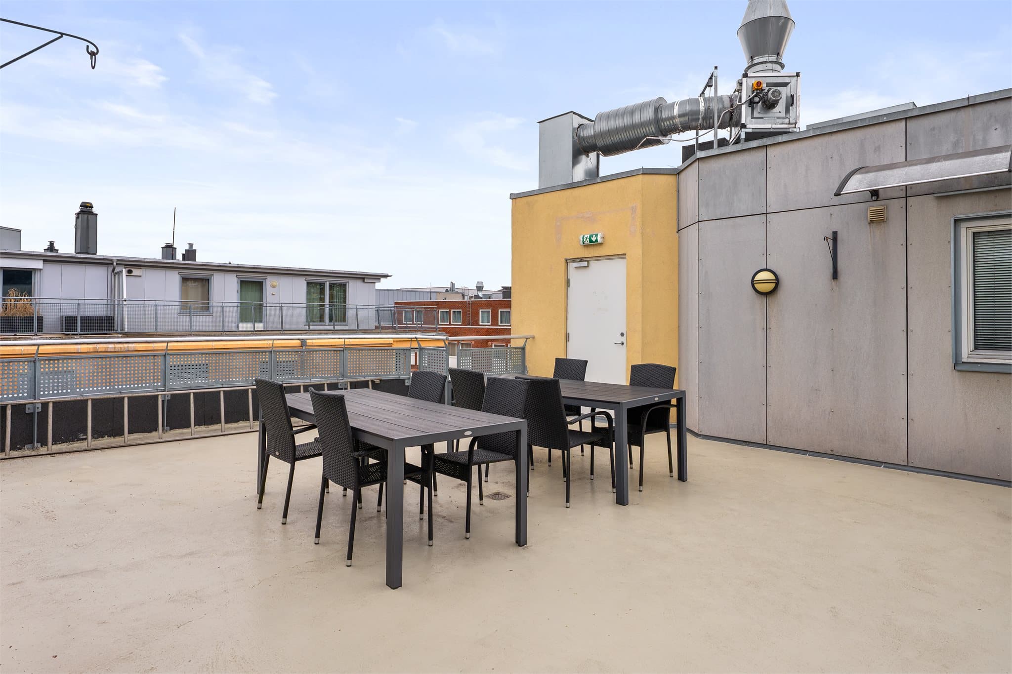 Felles takterrasse.