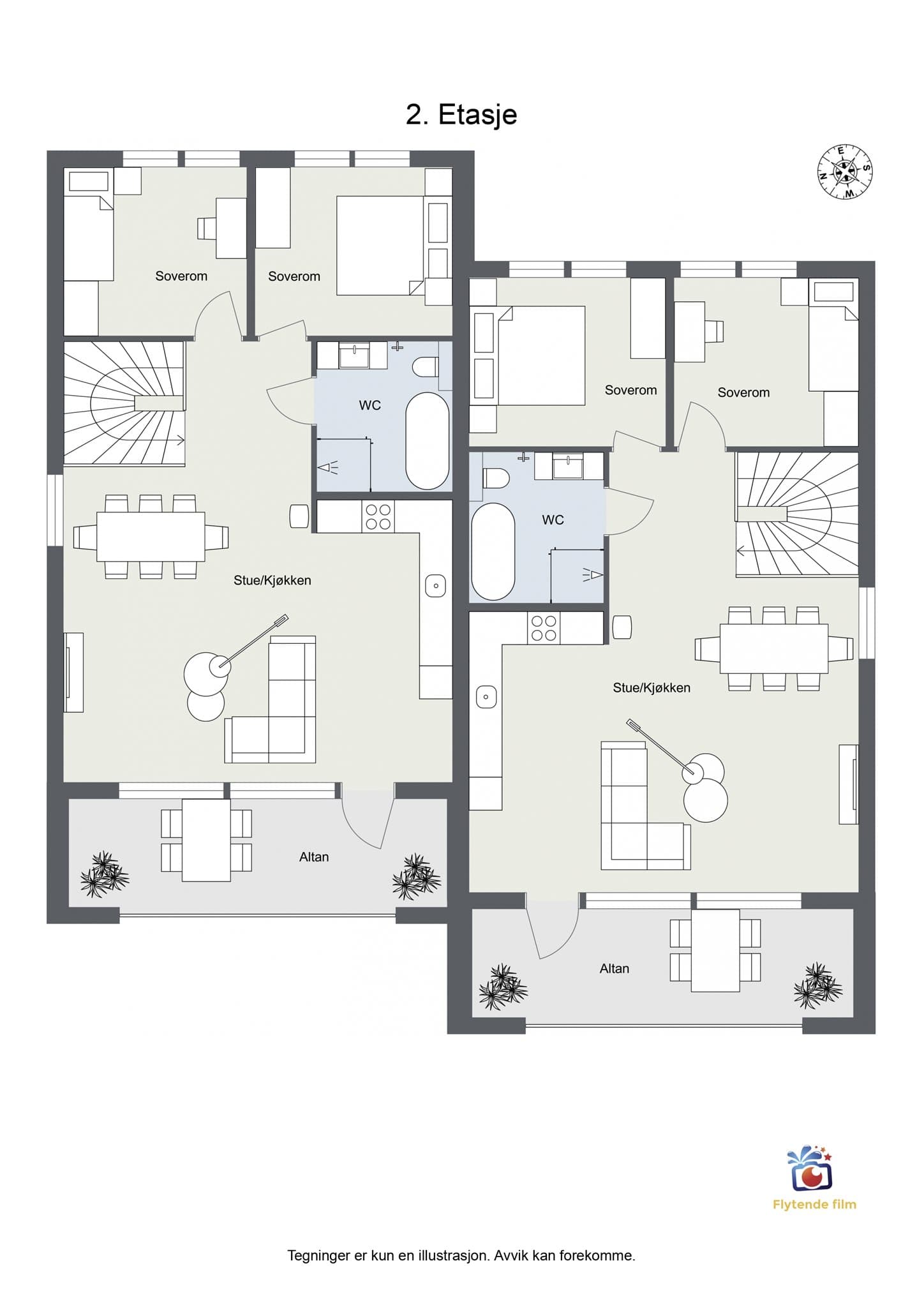 Plantegning 2.etasje