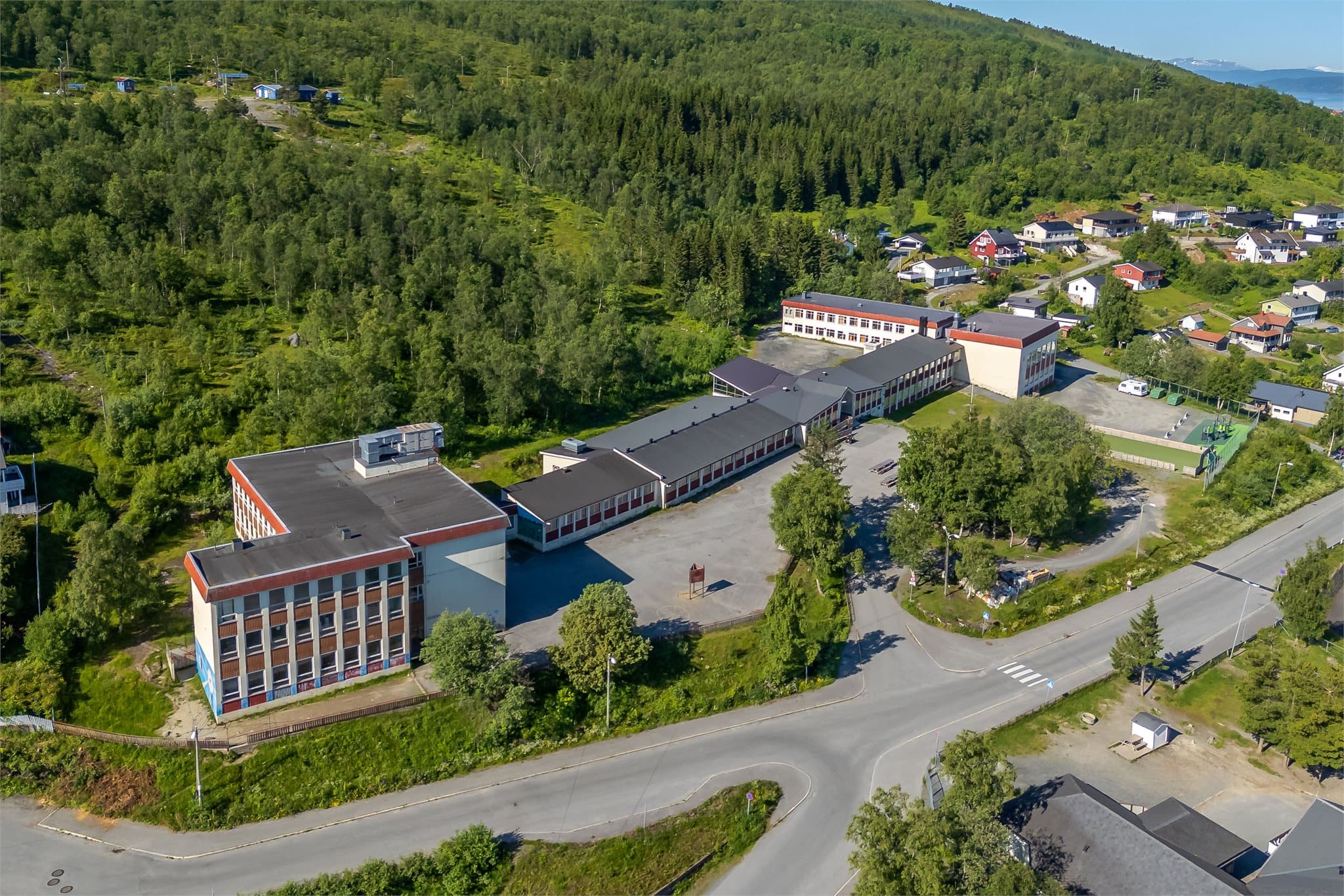 Gangavstand til Ankenes skole