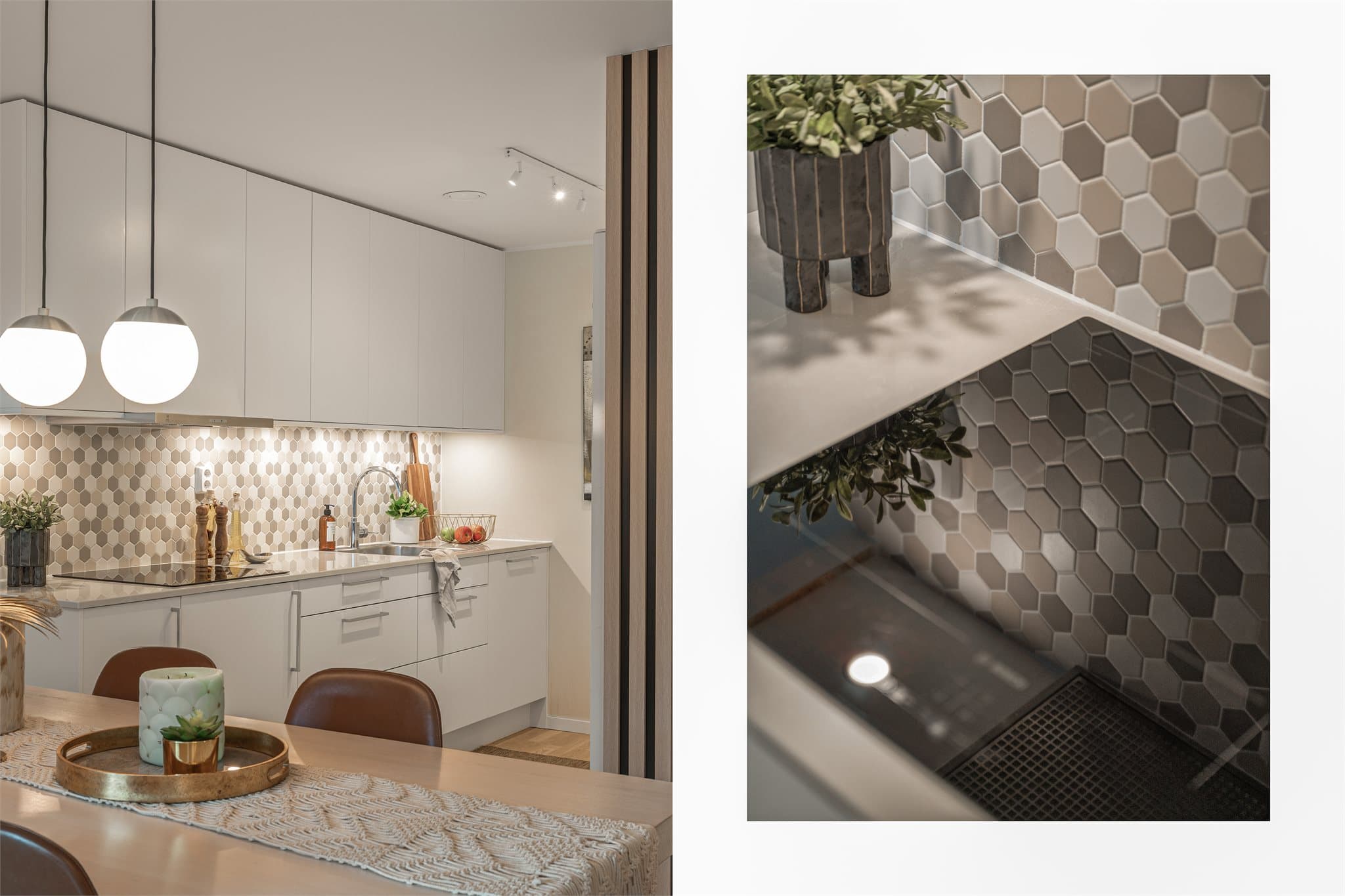 - Integrerte medfølgende hvitevarer til glede for ny eier -