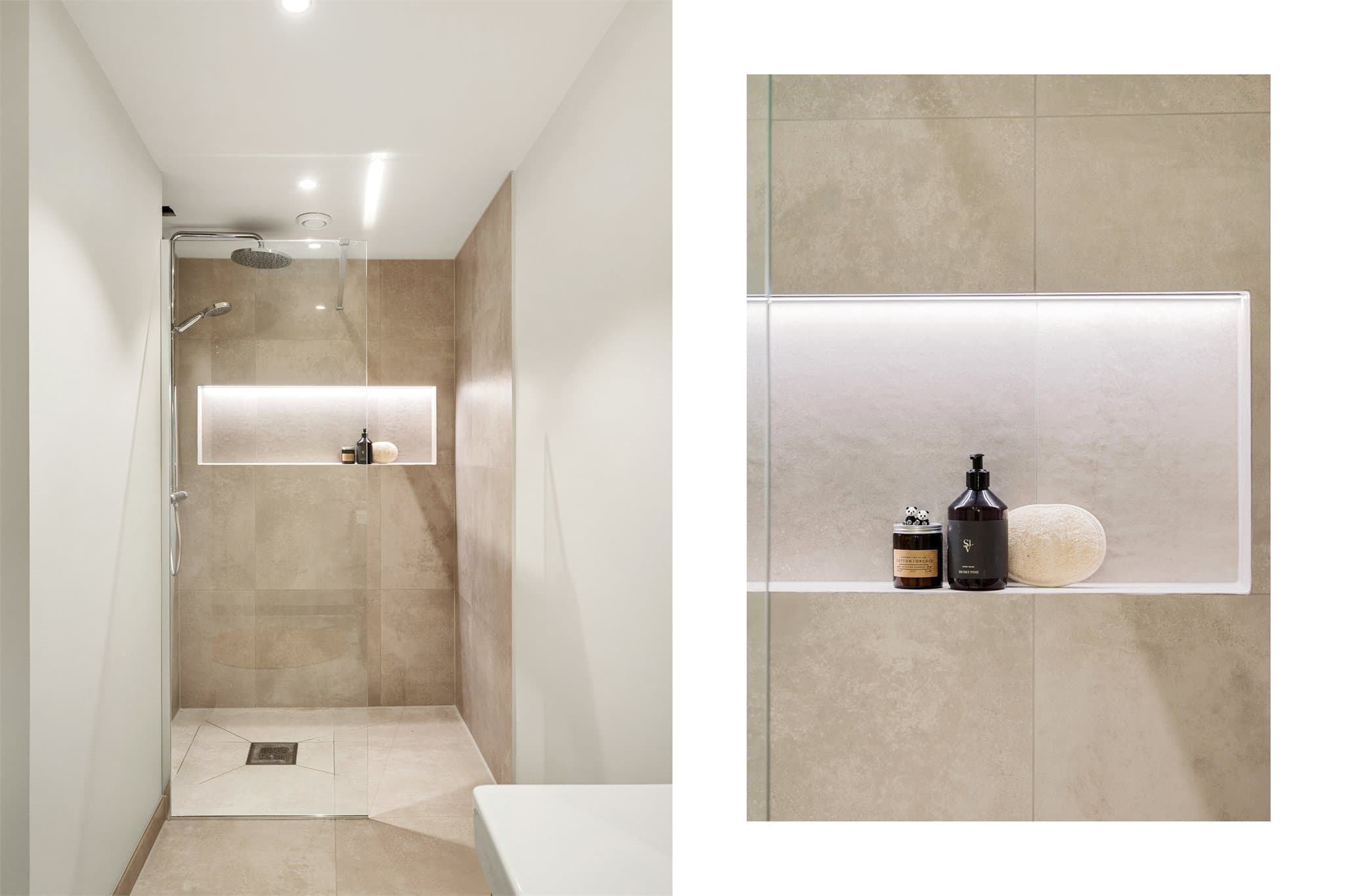 - Badet måler 7,7 m² -