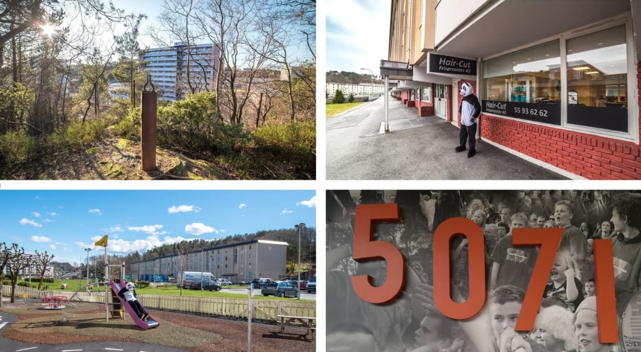 - Vadmyra var en myr som ble drenert bort før den store utbyggingen av området på slutten av 1960-tallet -.jpg