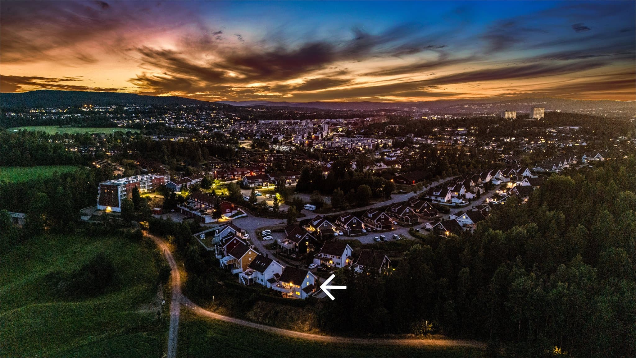 Beliggenheten på Nesåsen i Lørenskog er barnevennlig med kort vei til barnehage, skoler og fritidsaktiviteter.