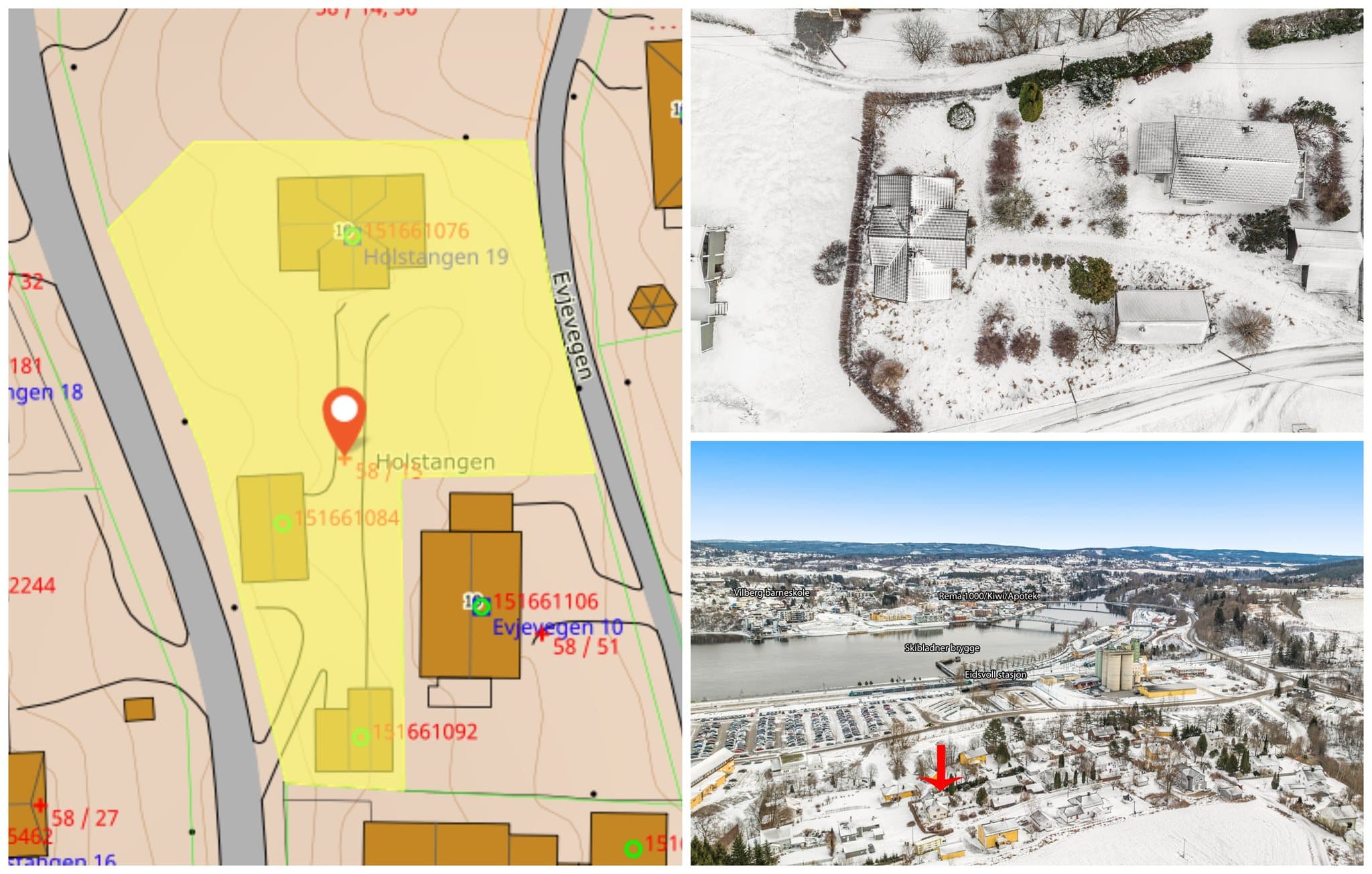 Stor tomt på 1,5 mål