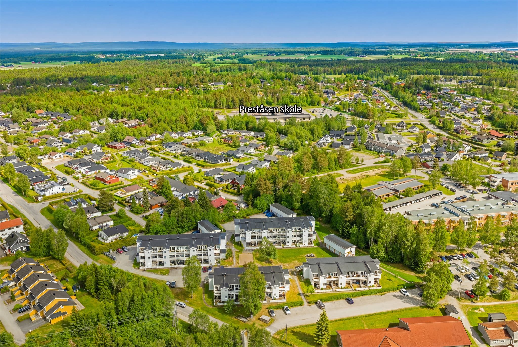 Fint og sentralt boligområde.