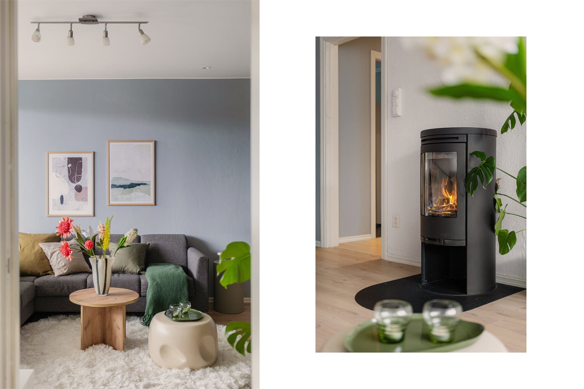 - Vedovn i stuen bidrar til lavere strømutgifter og til ekstra hygge -