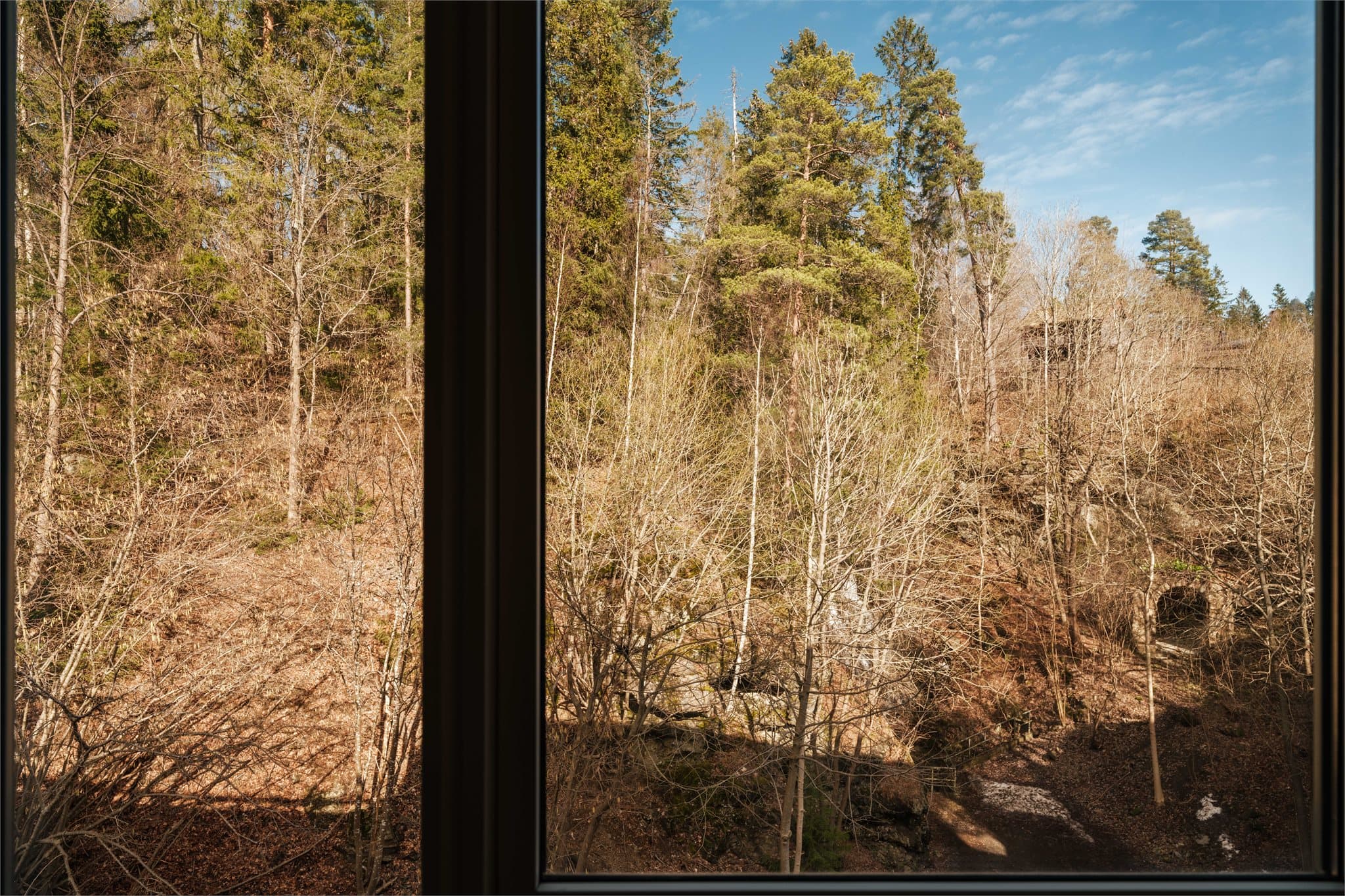 Her bor du skjermet fra byens støy, med marka som nærmeste nabo.