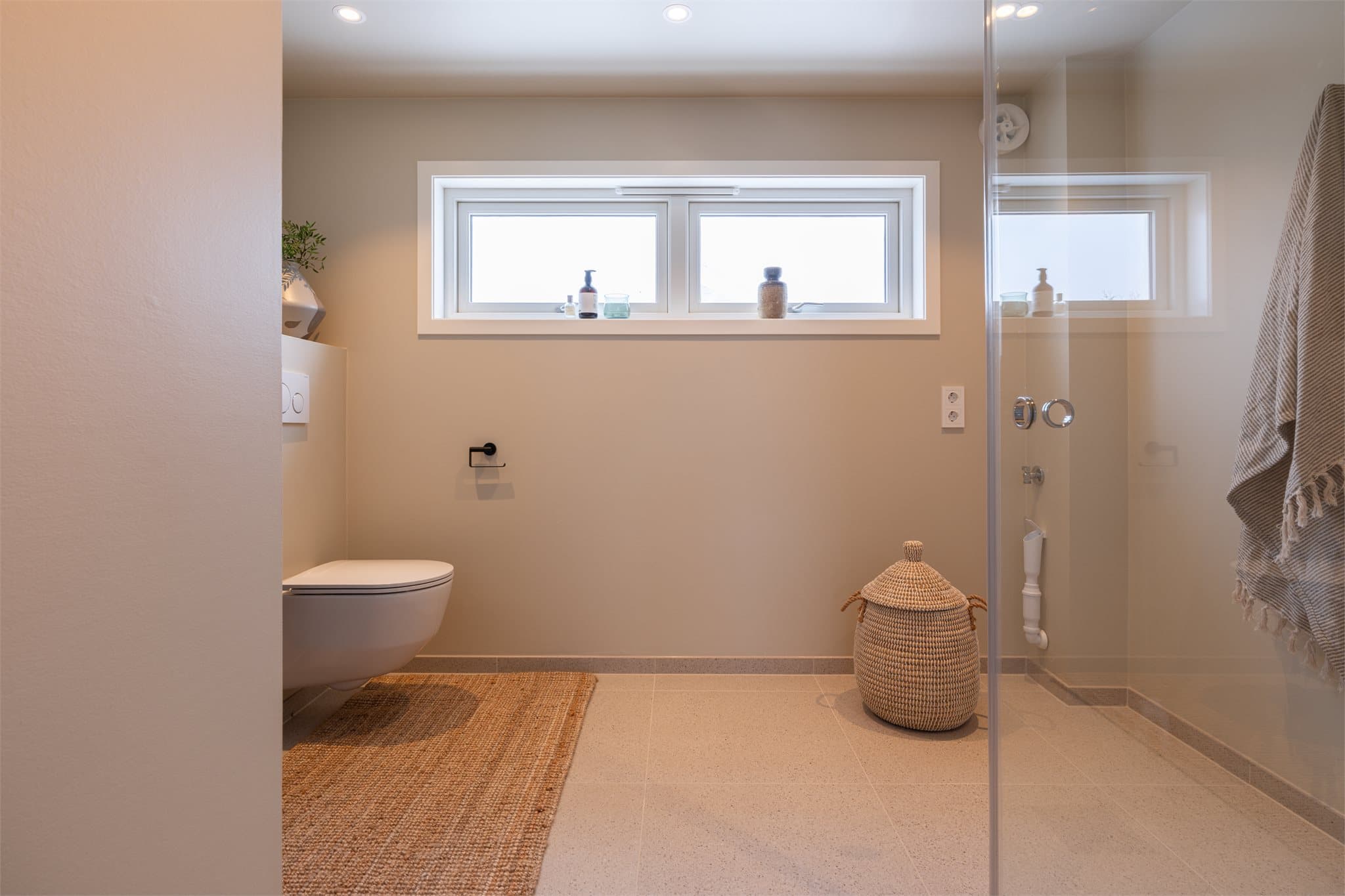 Badet ble utvidet og renovert av fagfolk i 2025.