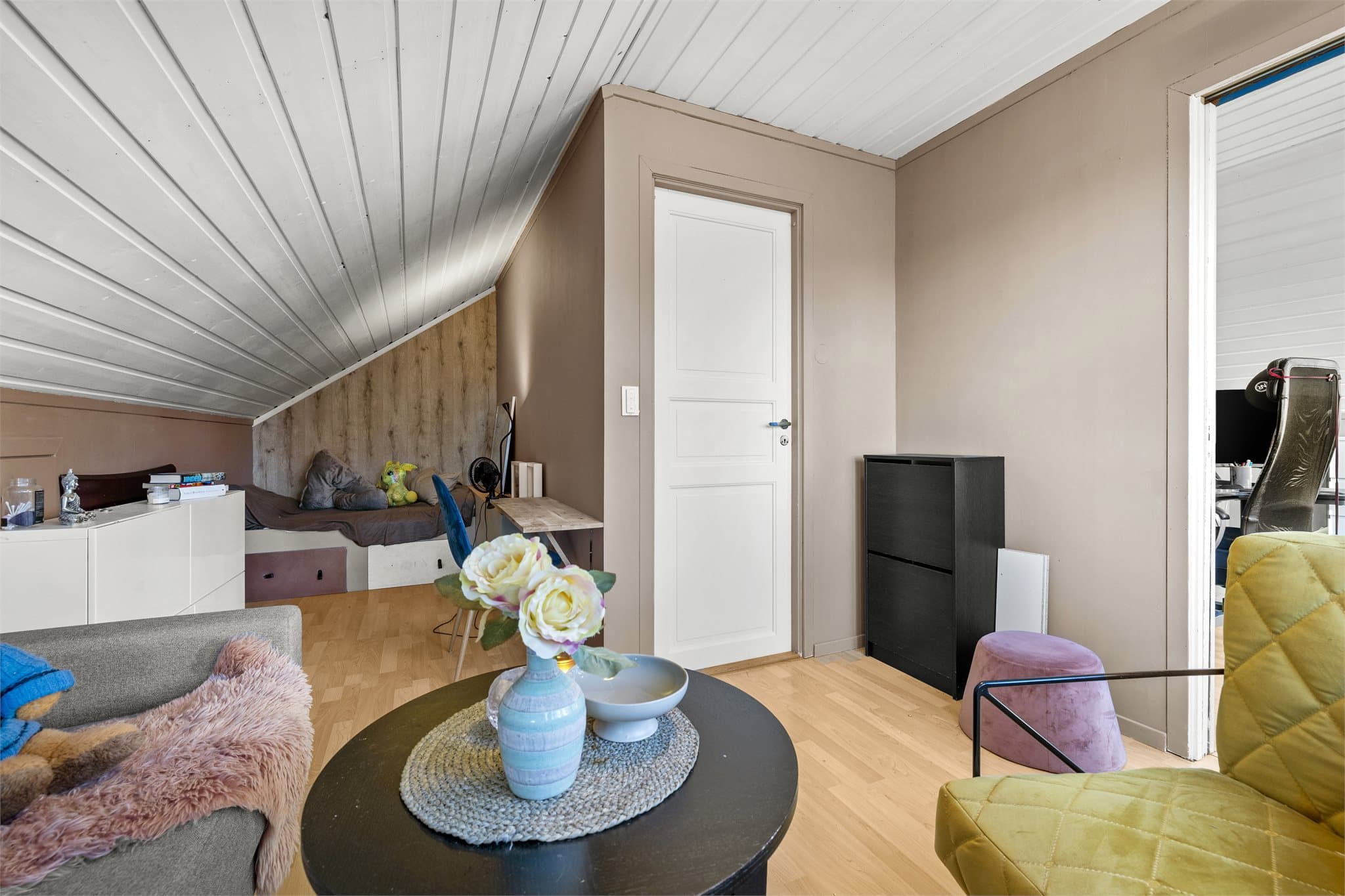 Fleksible rom som kan brukes som kontor, hobbyrom eller soverom