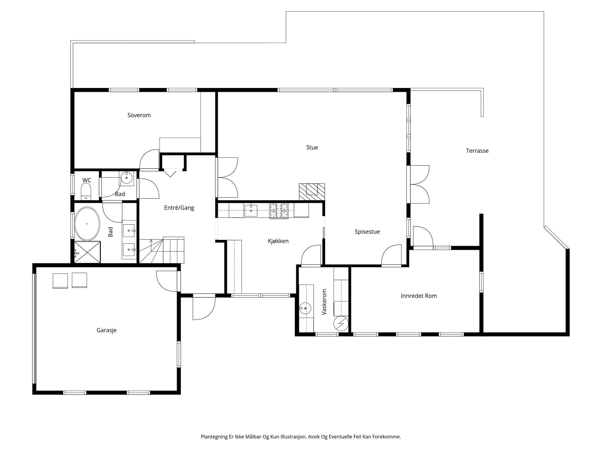 Plantegning 1. etasje