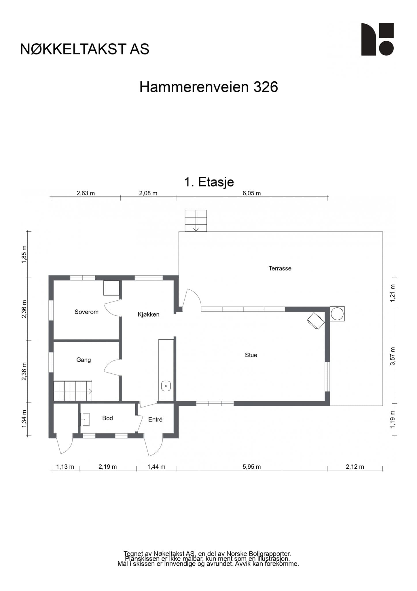 Plantegning 1.etasje.