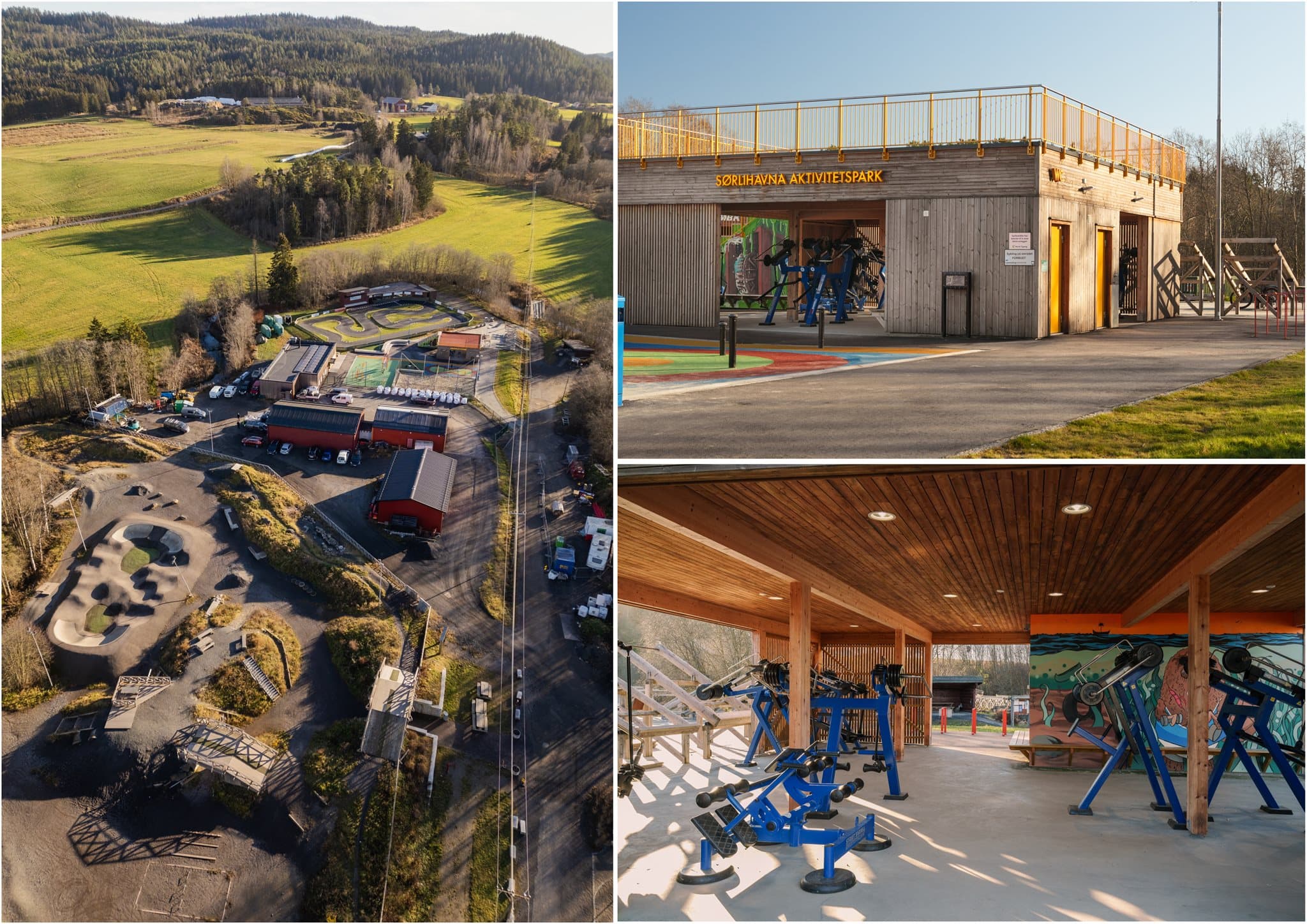 Sørlihavna aktivitetspark og Lørenskog ishall er blant de nærliggende sportsfasilitetene.