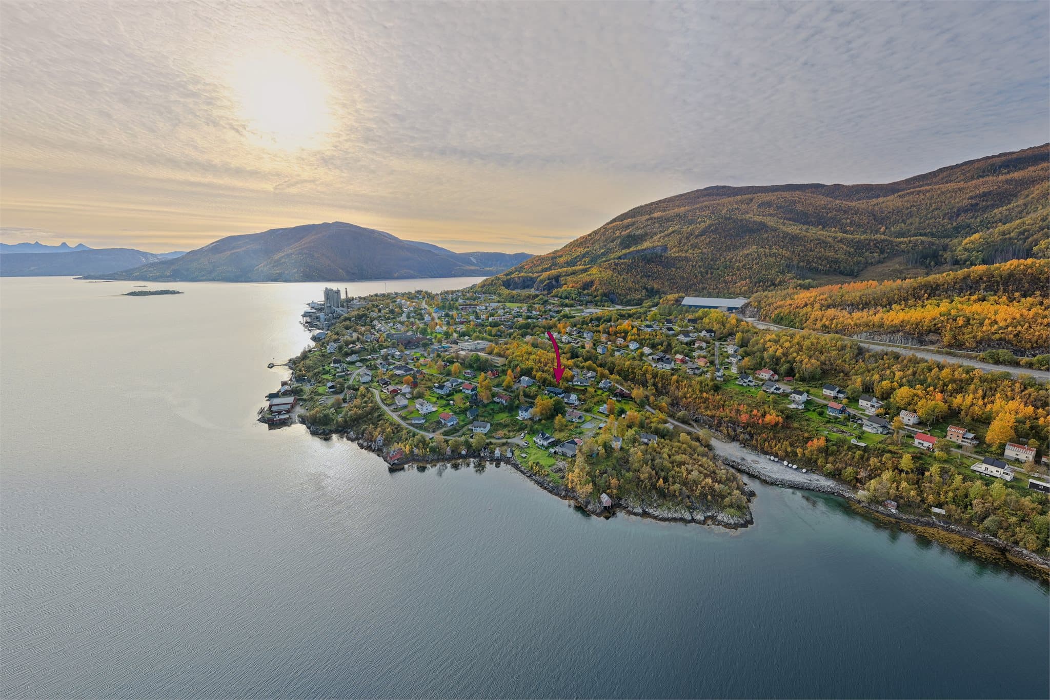 Kjøpsvik ligger vakkert plassert ved Tysfjorden i Narvik kommune.