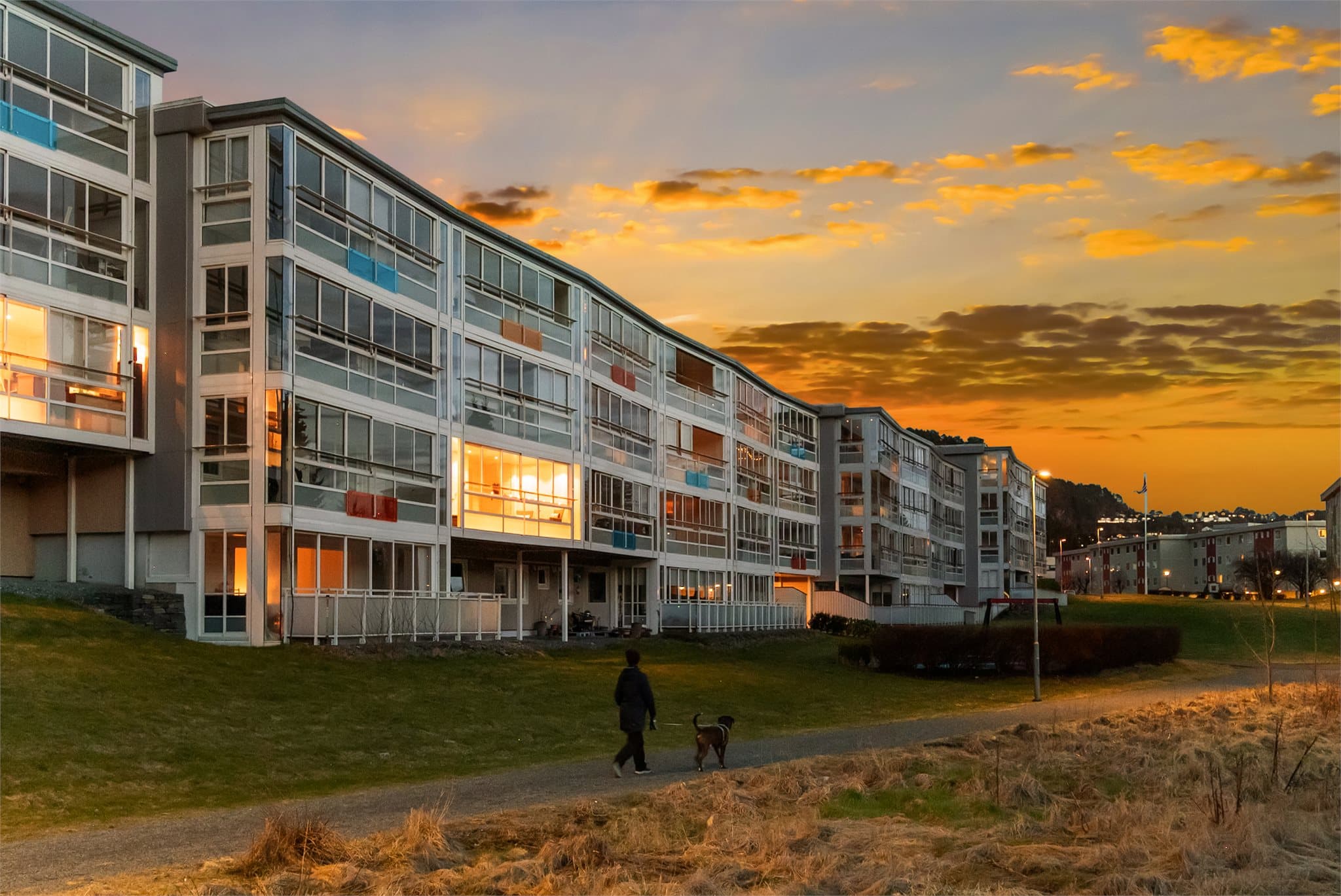 - Her bor man med kort vei til alt man trenger i hverdagen! -