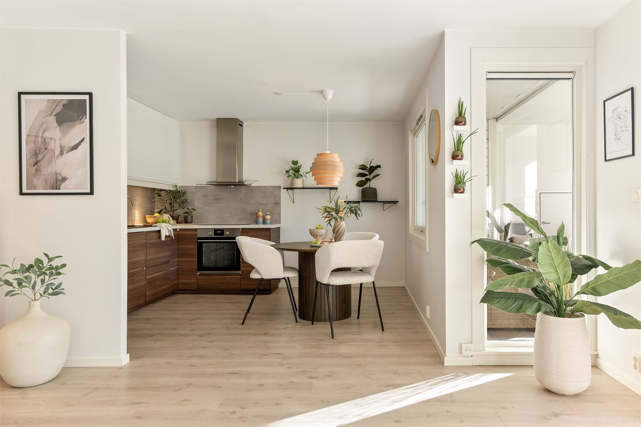 - Kjøkkenet ble pusset opp i 2018 -