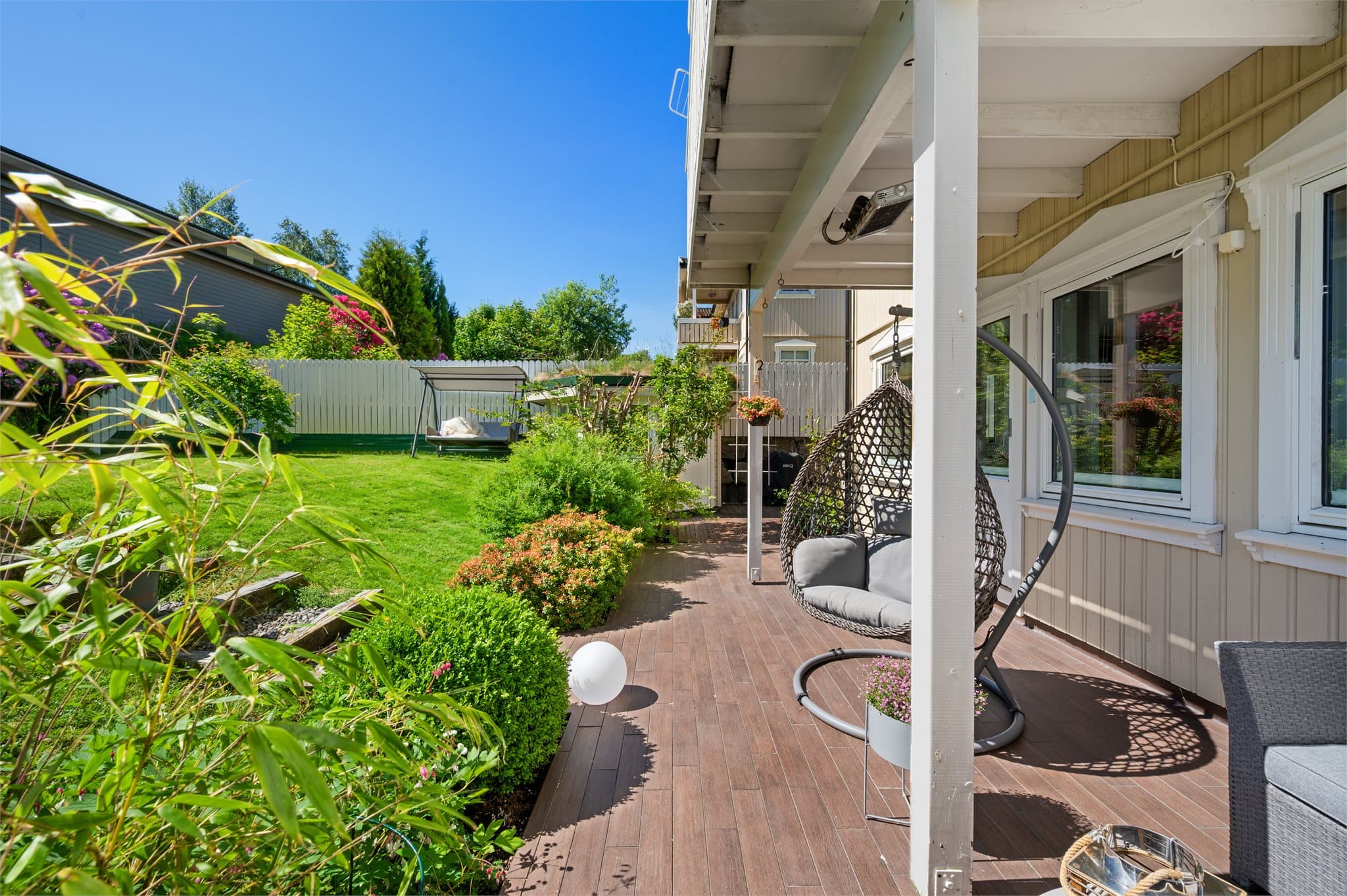 - Hagen disponeres kun av denne leiligheten (Se salgsoppgave for tomtbeskrivelse) -