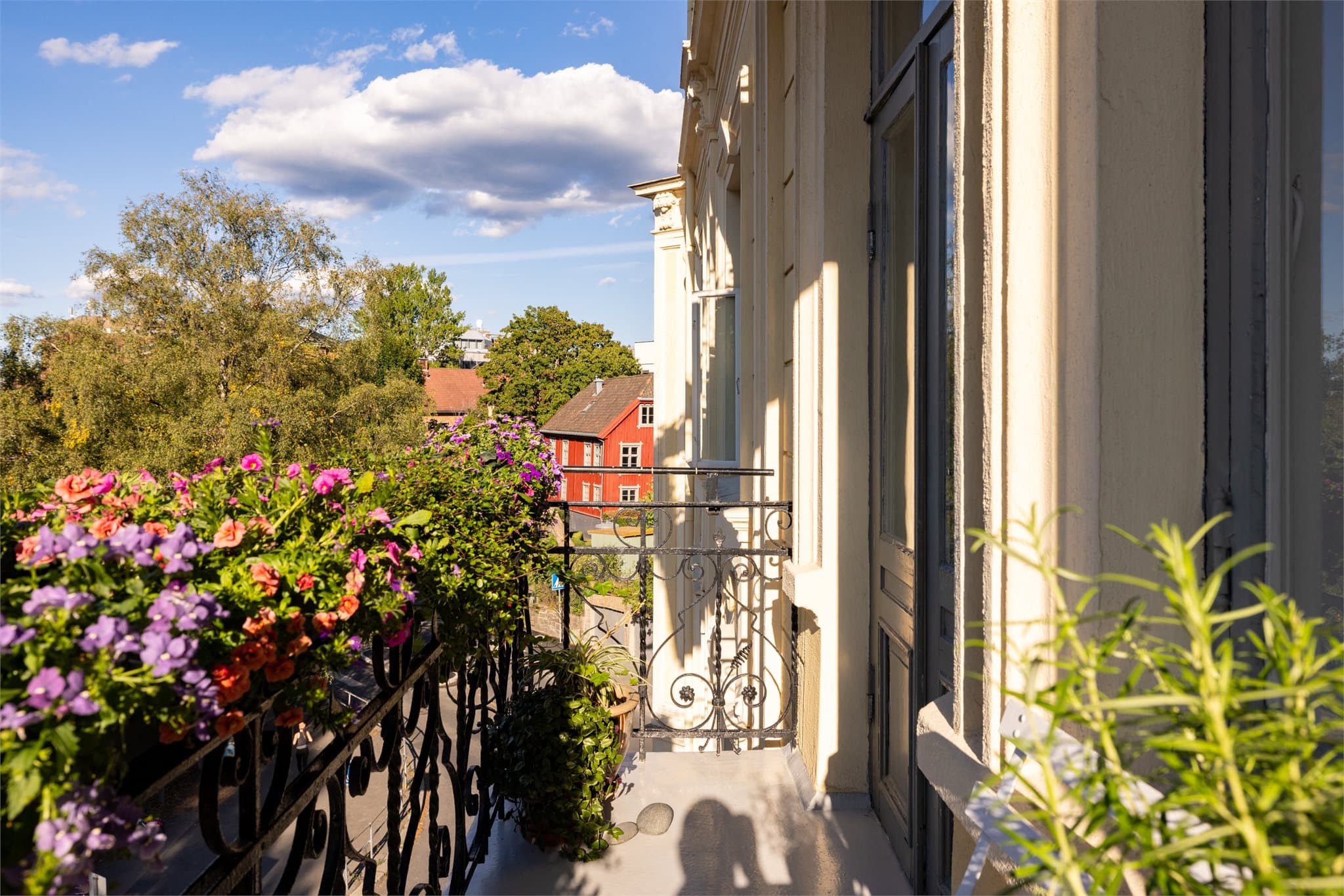 Et flott sted å nyte ettermiddagssola og frisk luft.