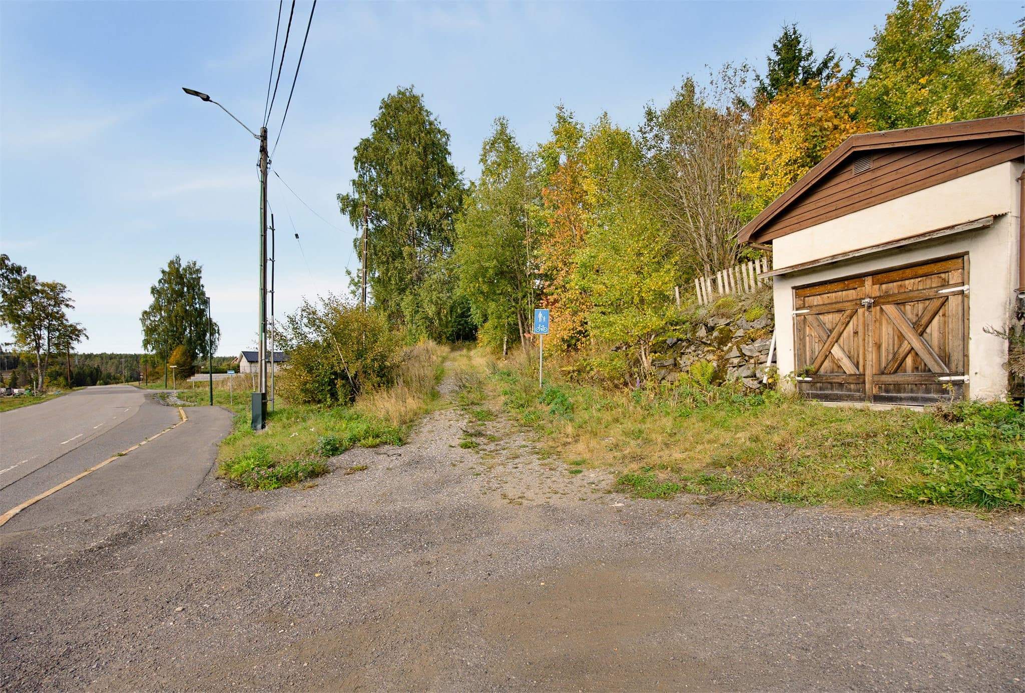 Separat garasje på ca. 19 kvm.