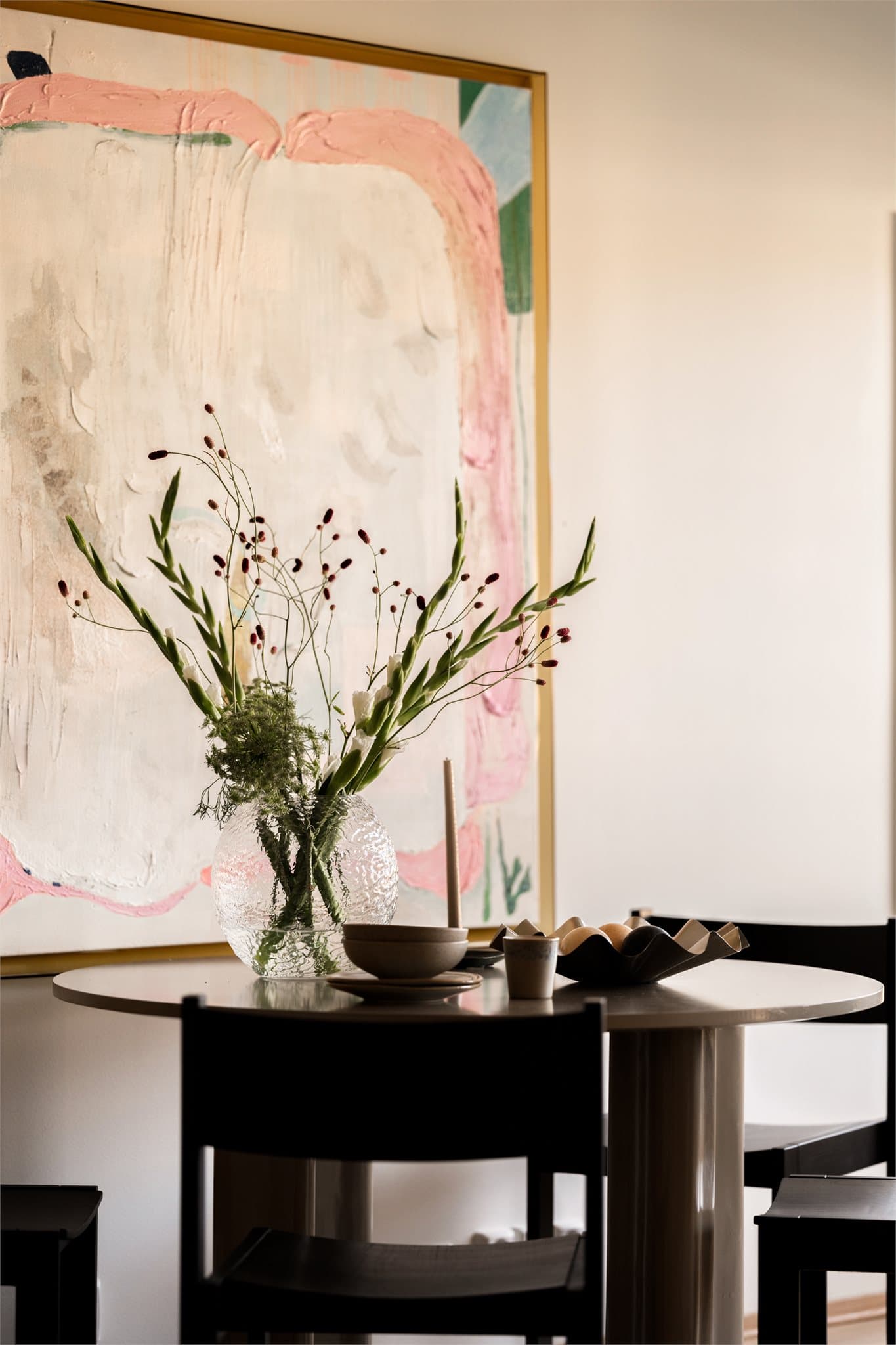 Detaljer fra spiseplassen.