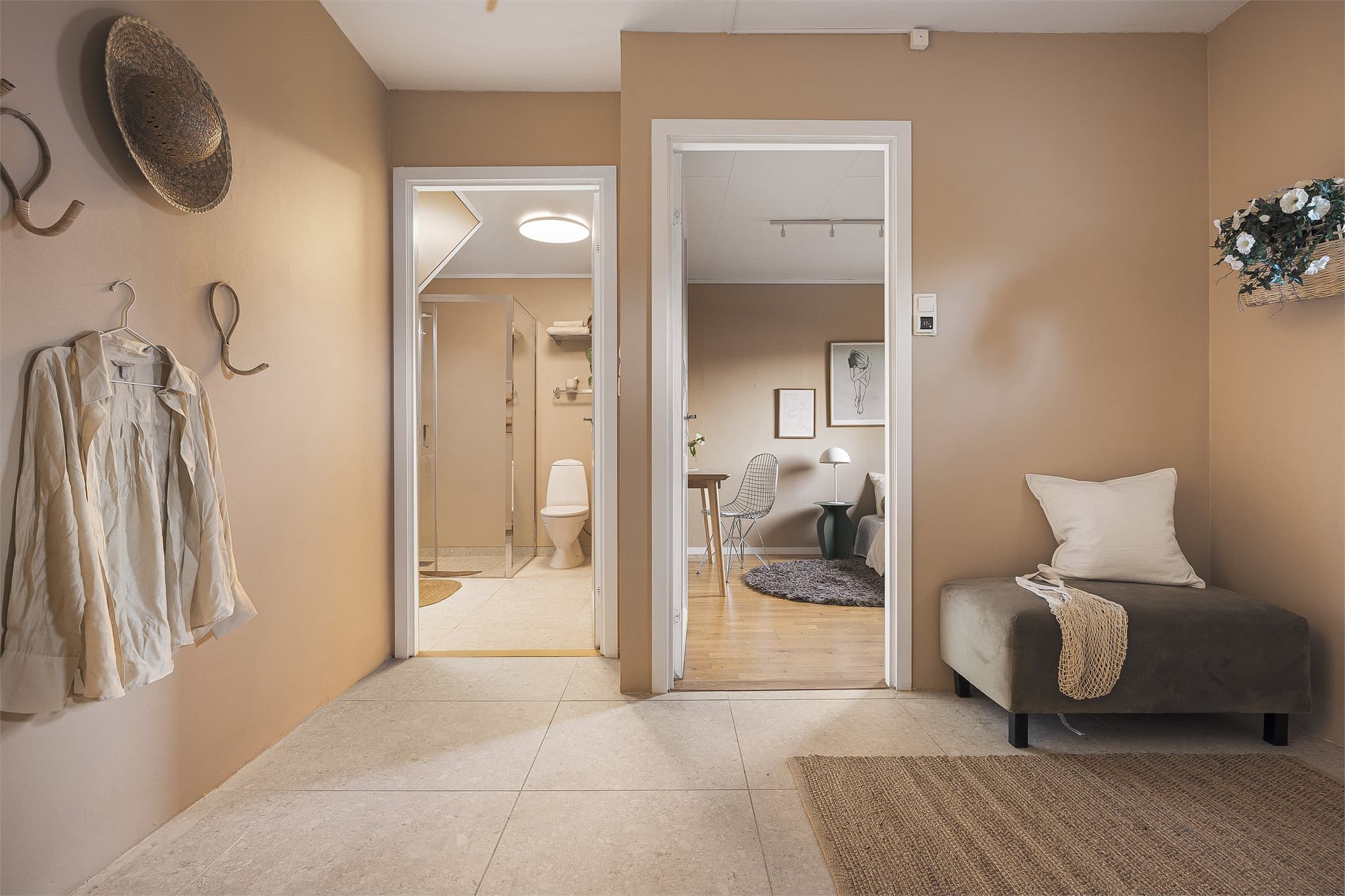 - Vi beveger oss ned i underetasjen -