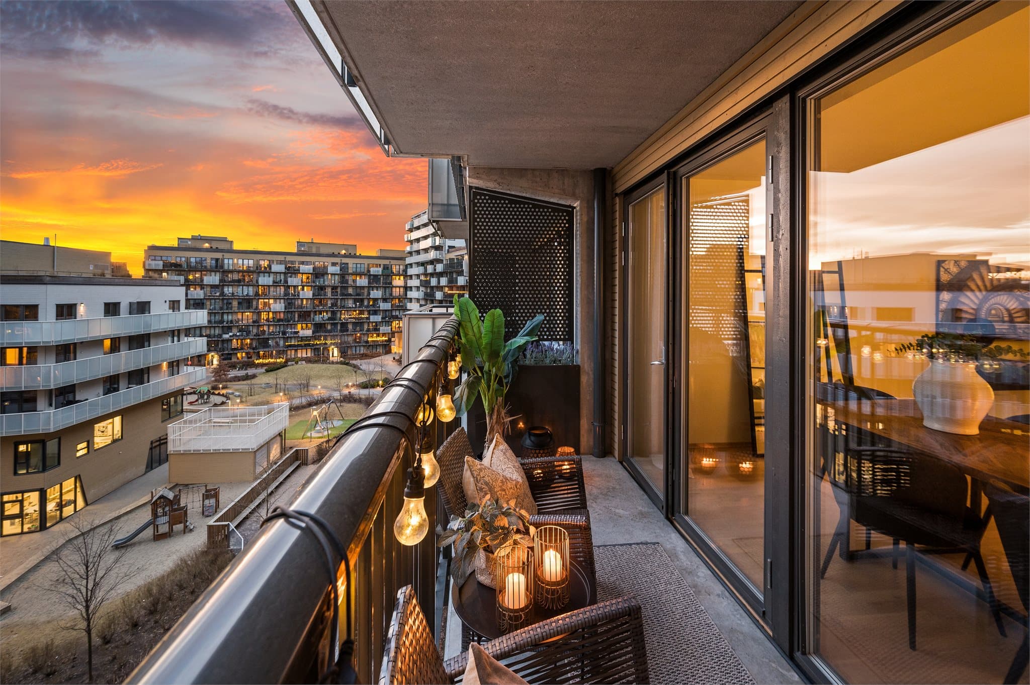 Et perfekt sted å nyte solen tidlig ettermiddag til sen kveld.