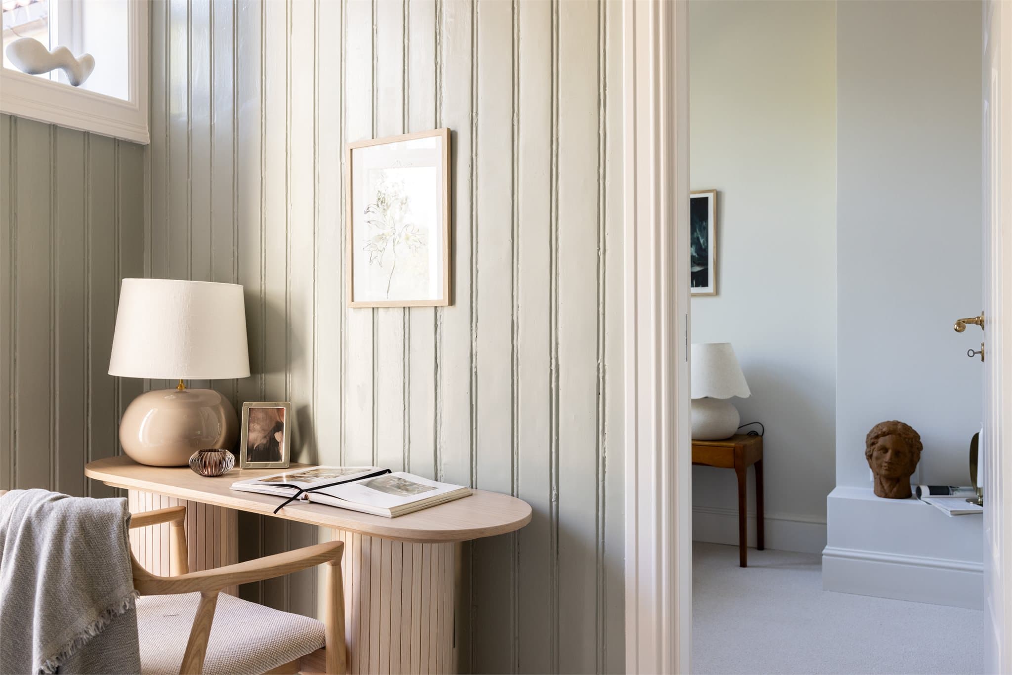 Innenfor dette rommet finner vi dagens soverom ll.