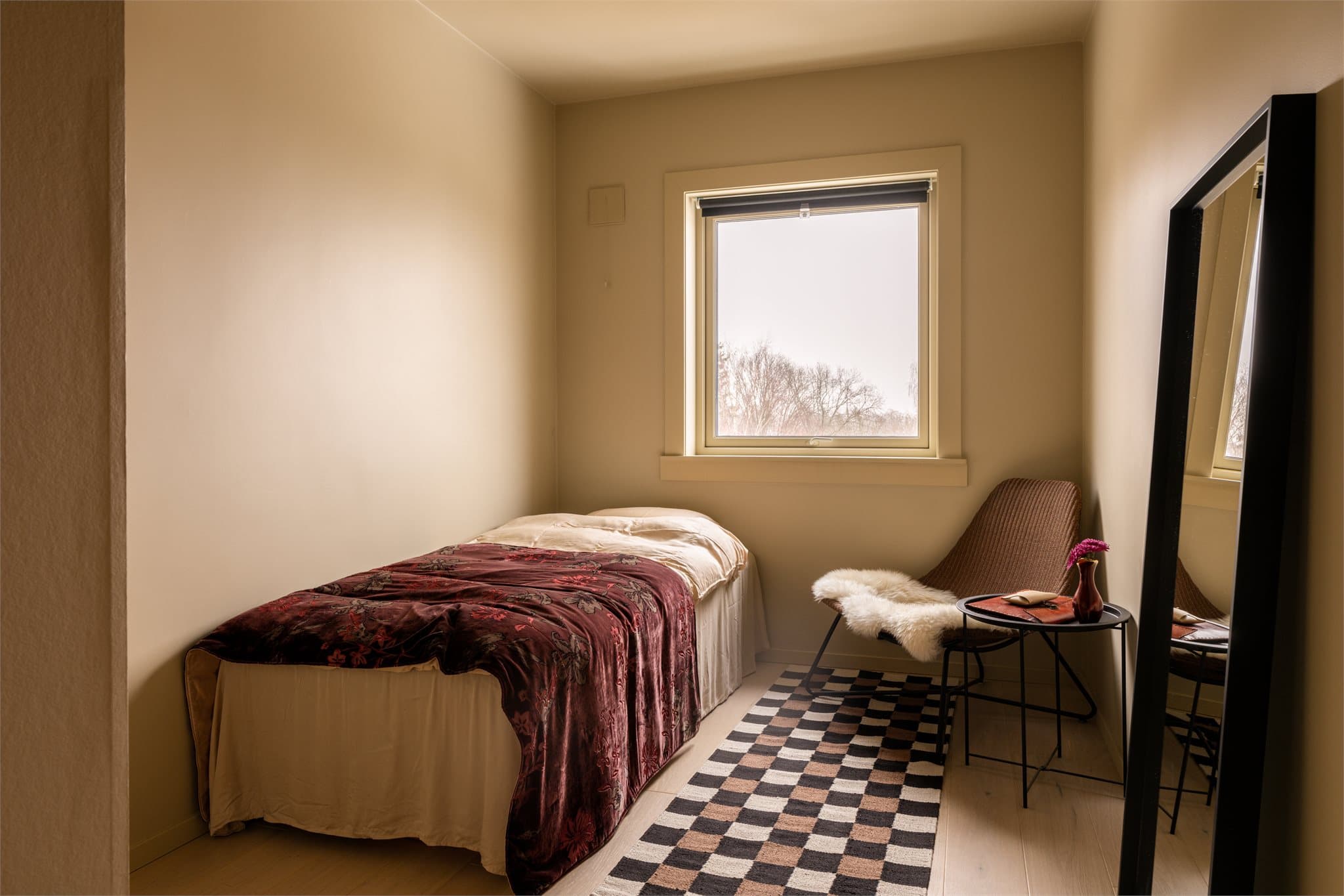 Det andre soverommet egner seg godt som barnerom, gjesterom eller hjemmekontor.