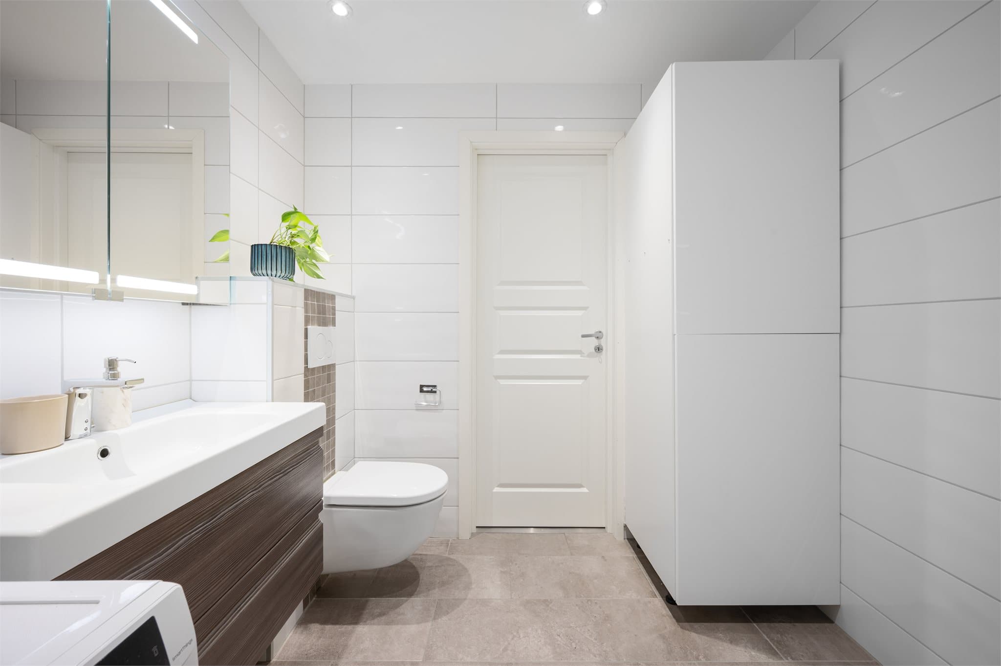 - Badet måler 5,2m² -