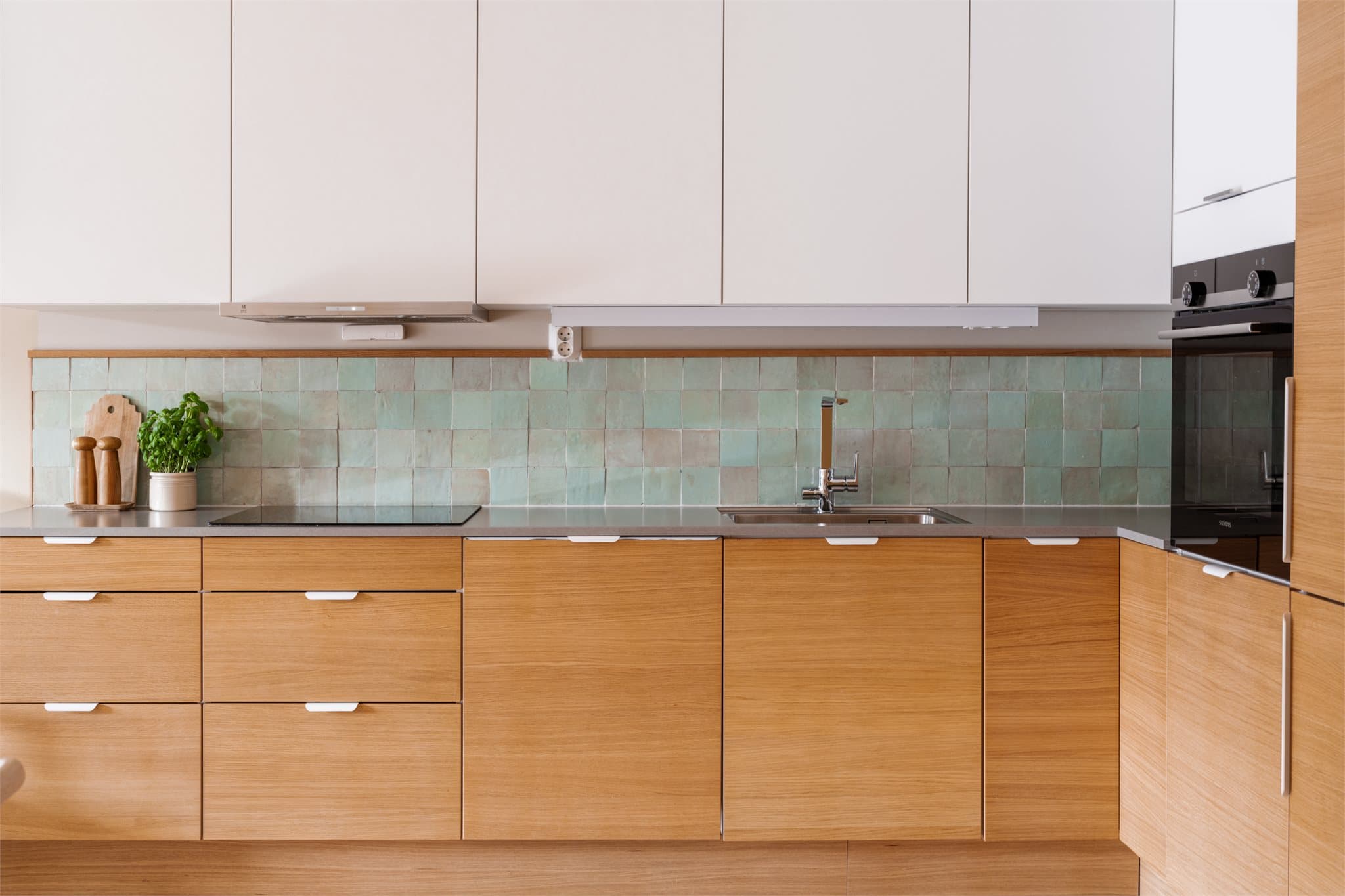 Boligen er påkostet med flere gode materialvalg.