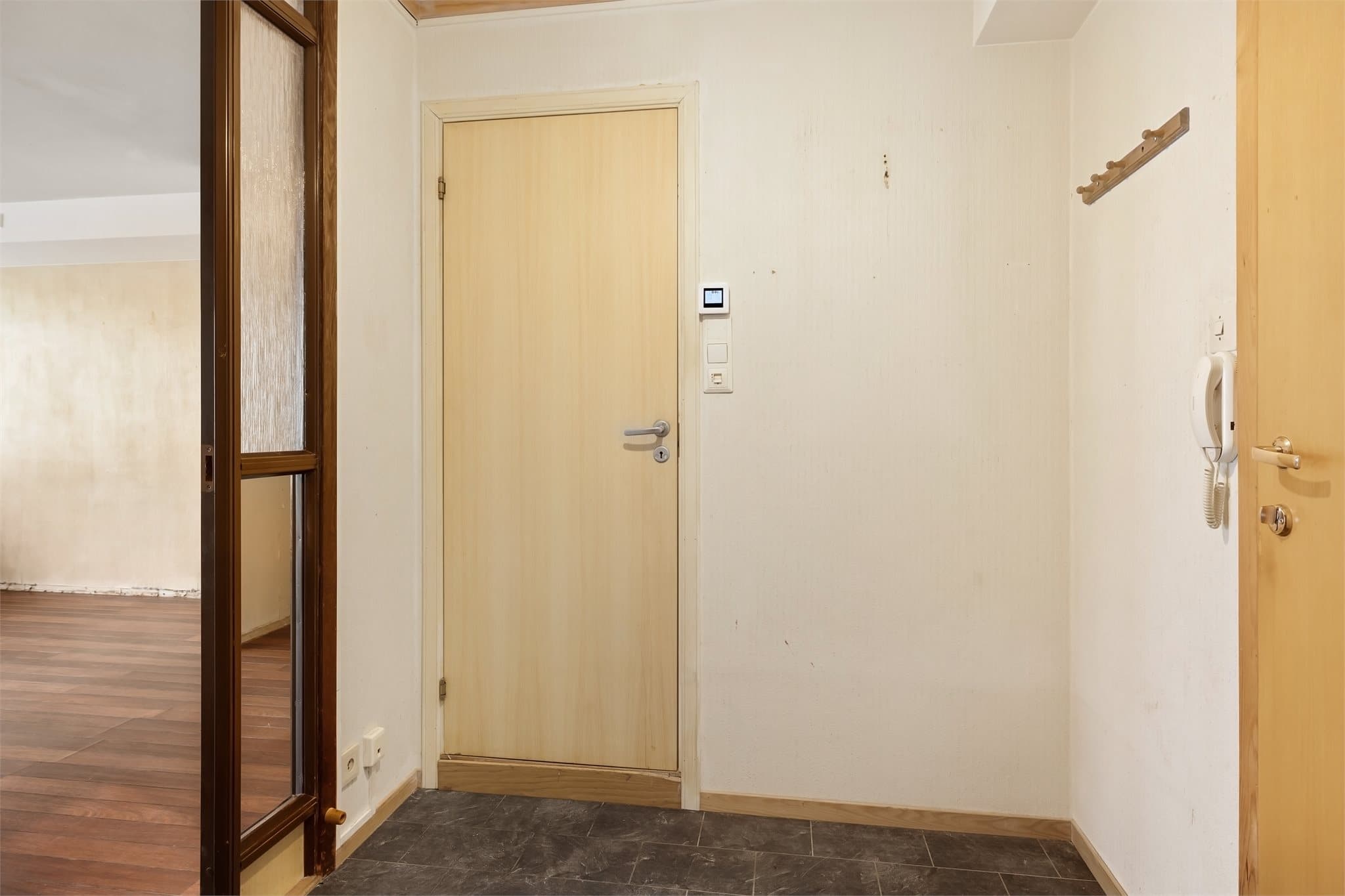 Entré måler 3,4 m²