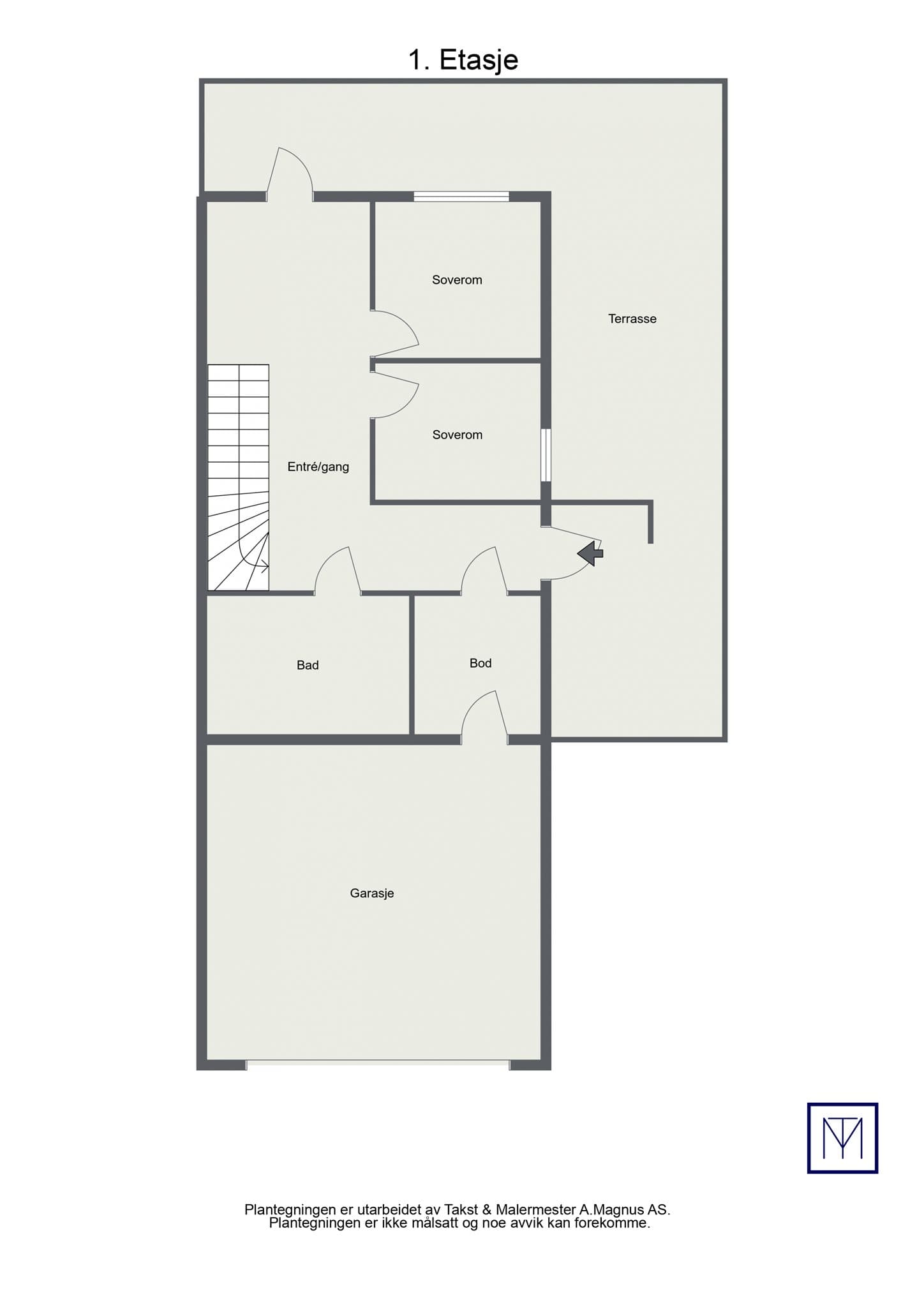 Plantegning 1. etasje