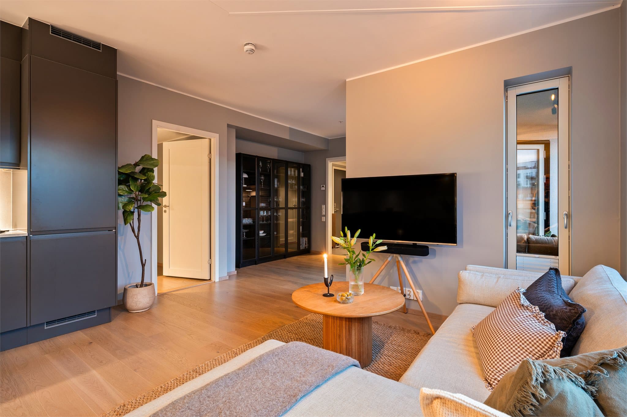 Kveldssteming i stuen.