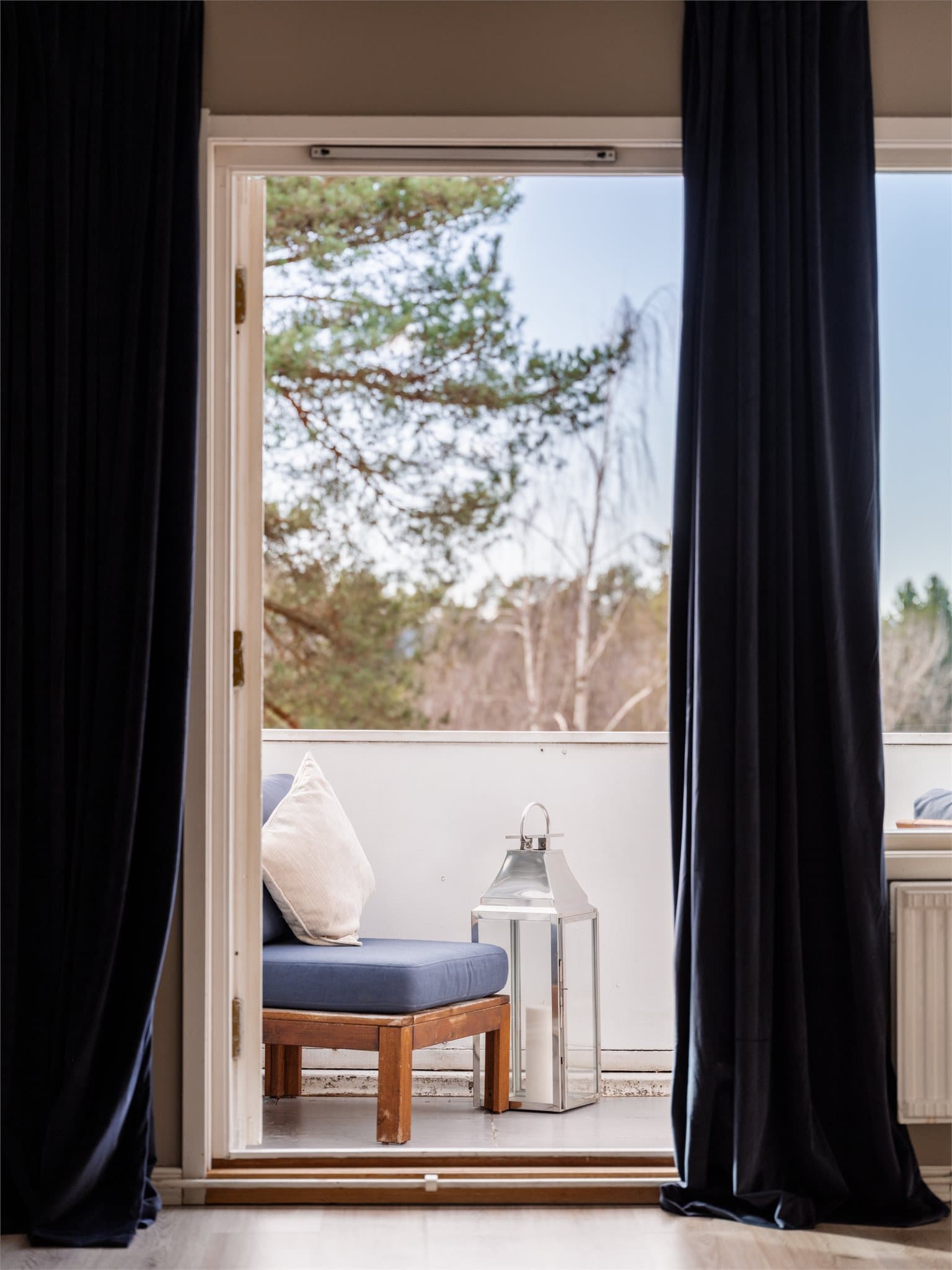 La oss ta turen ut på balkongen!