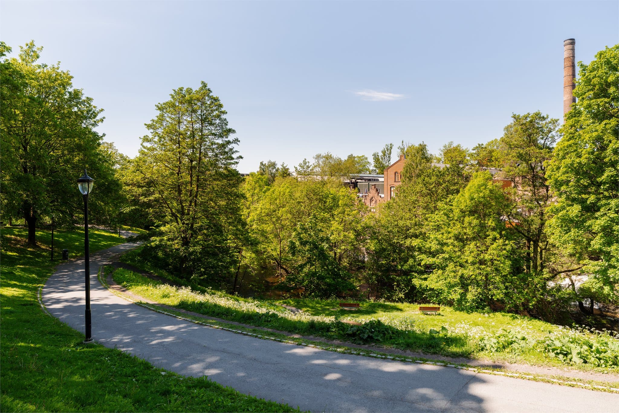 Området kombinerer urbane tilbud med frodige, grønne lunger.