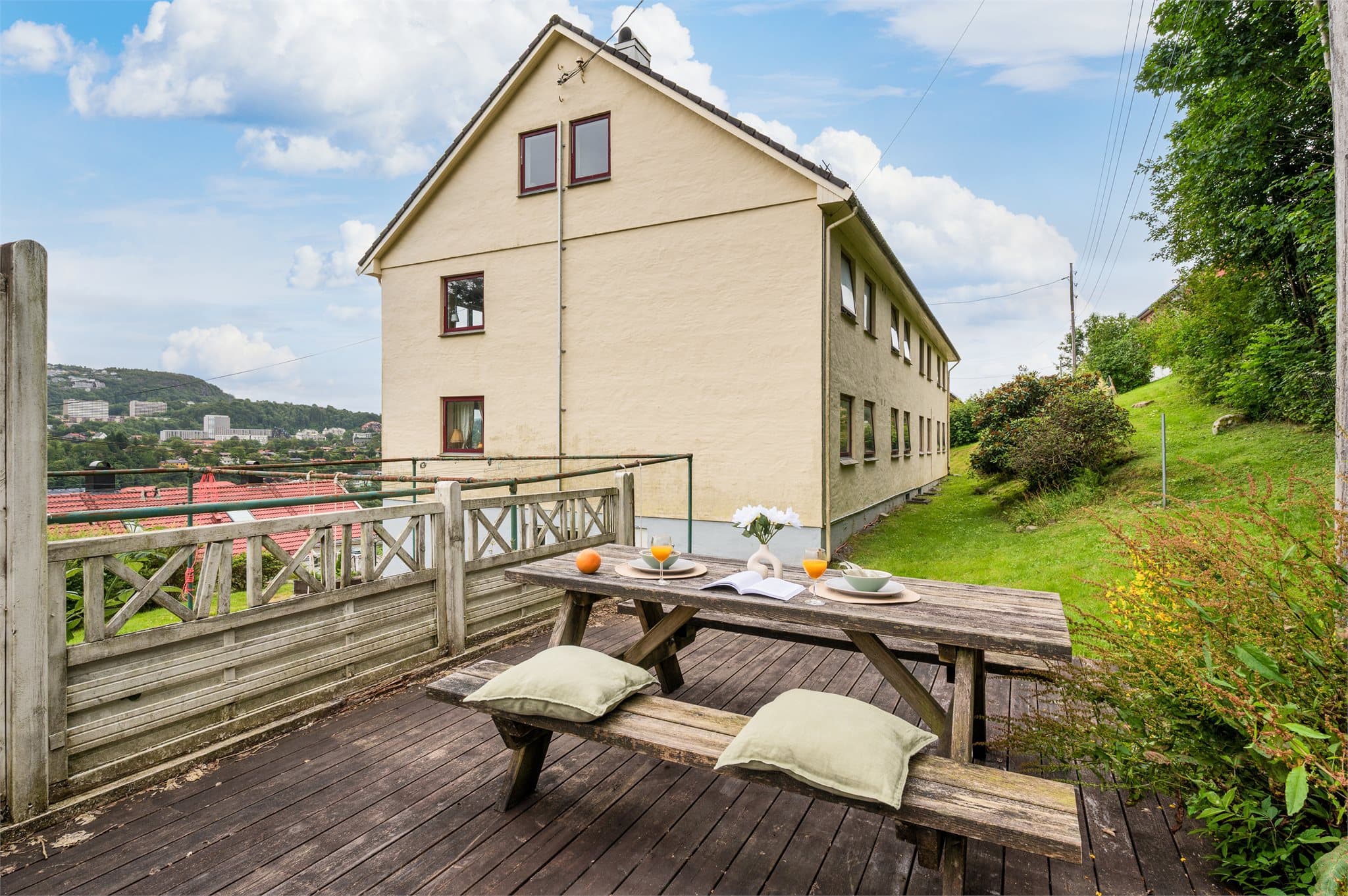 - Herlig felles uteområde -