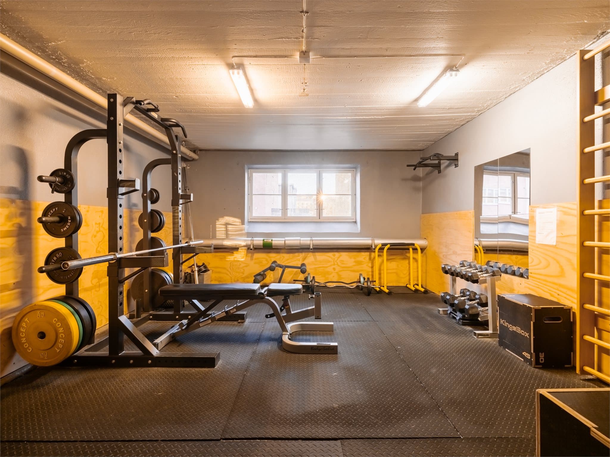 Borettslaget har et treningsrom som ble pusset opp i 2020.