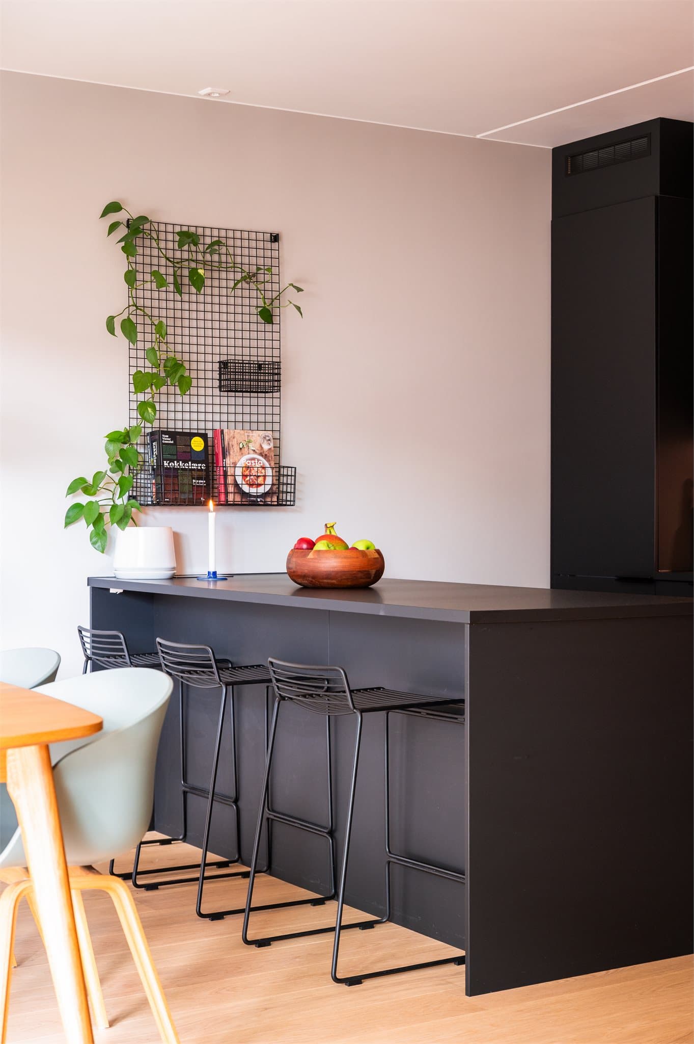 Leiligheten er bygget med balansert ventilasjon.