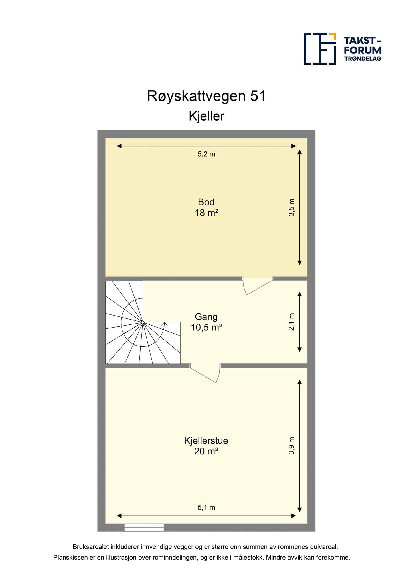Plantegning - Kjeller