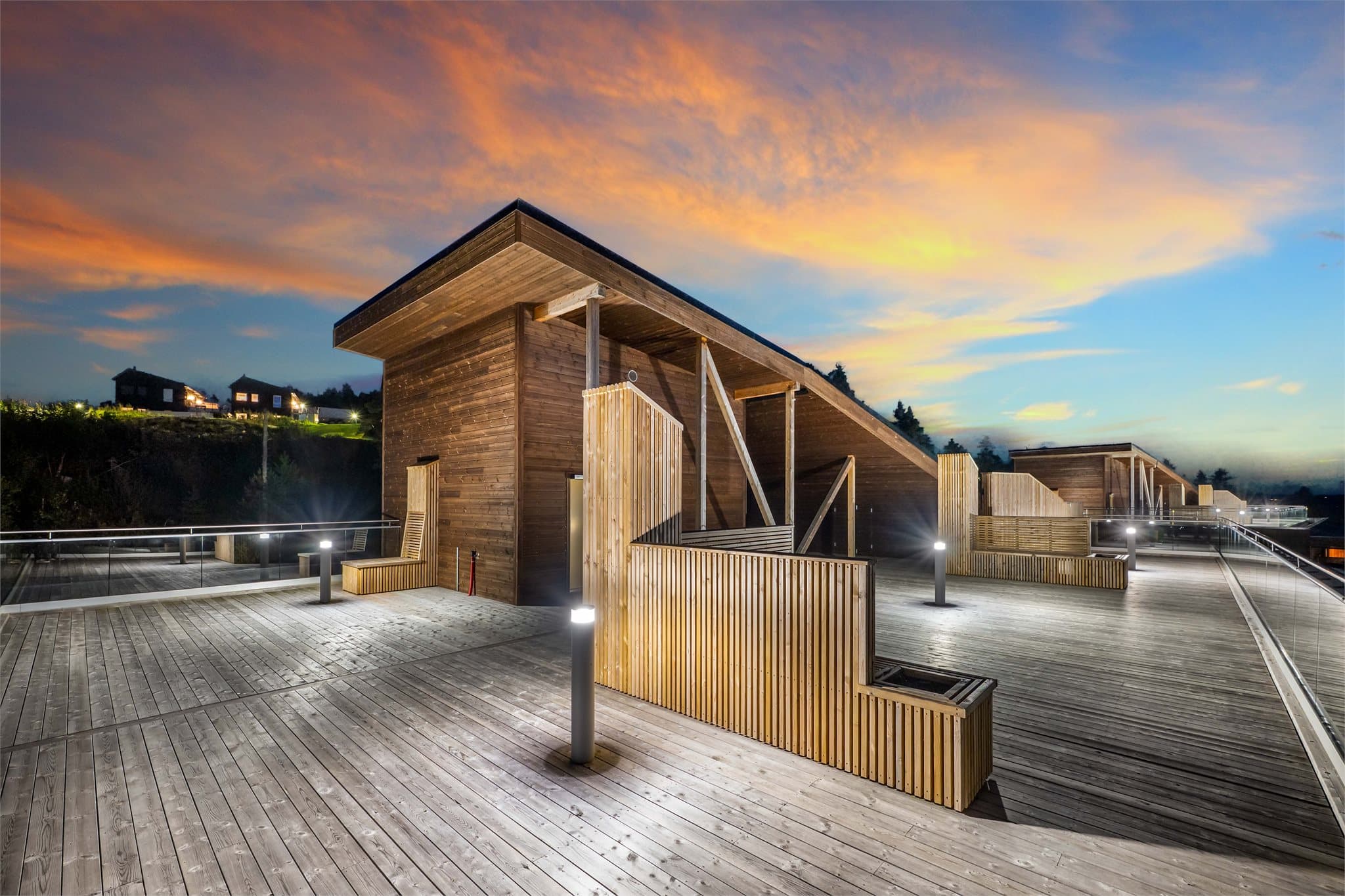 Sameiet har felles takterrasse med flott utsikt og gode solforhold.