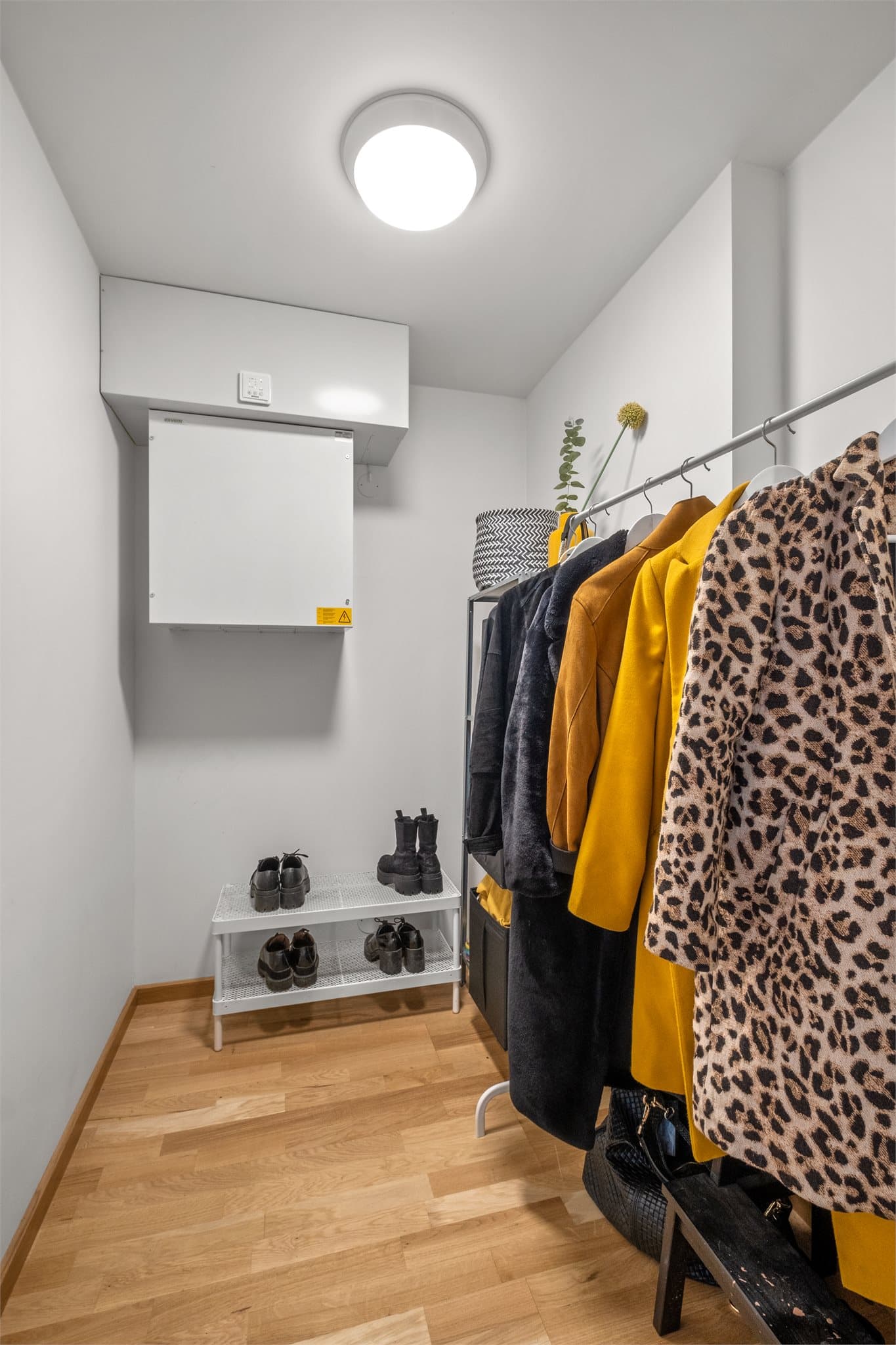 Praktisk innvendig bod.